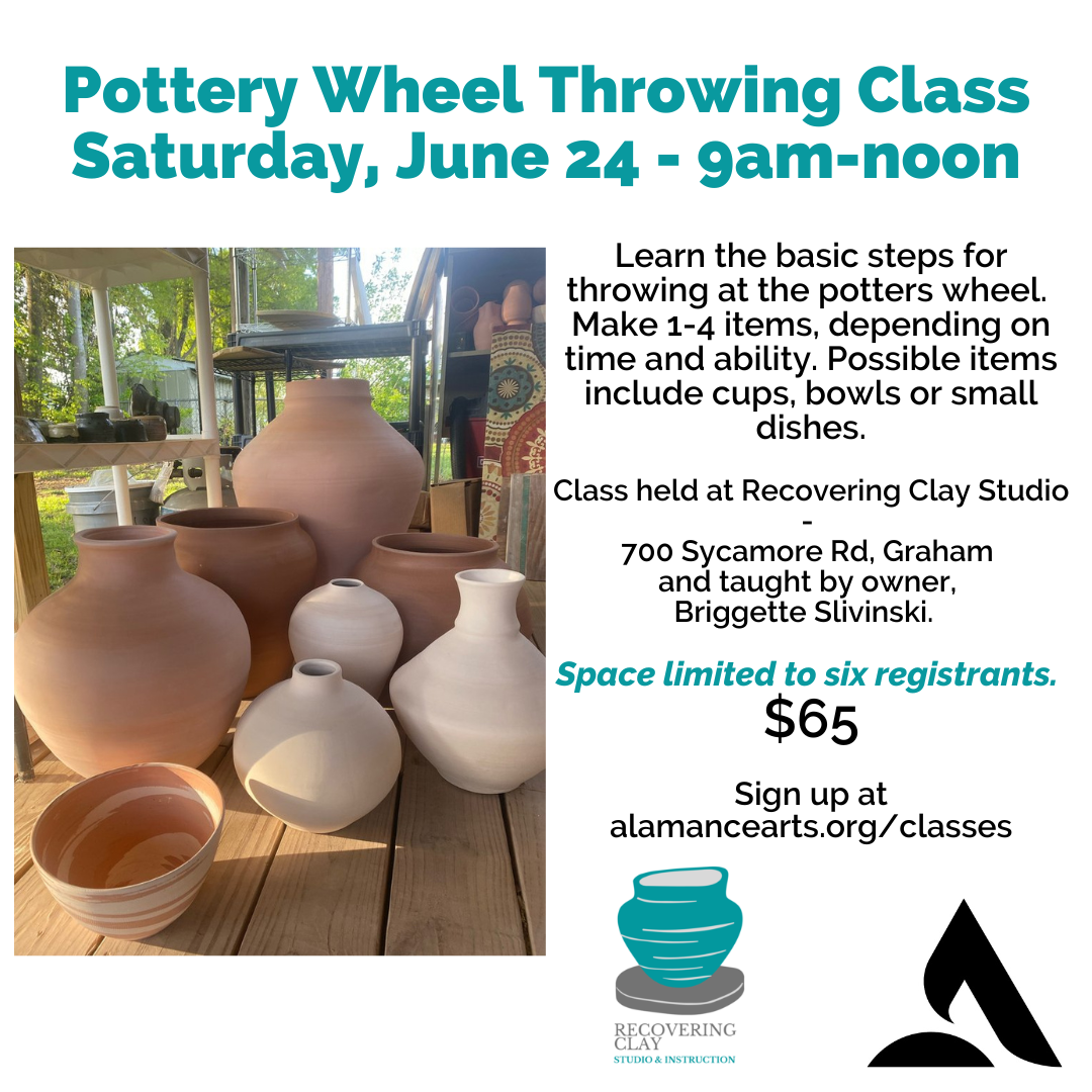 Art and Craft Classes Offered by Alamance Arts — Alamance Arts