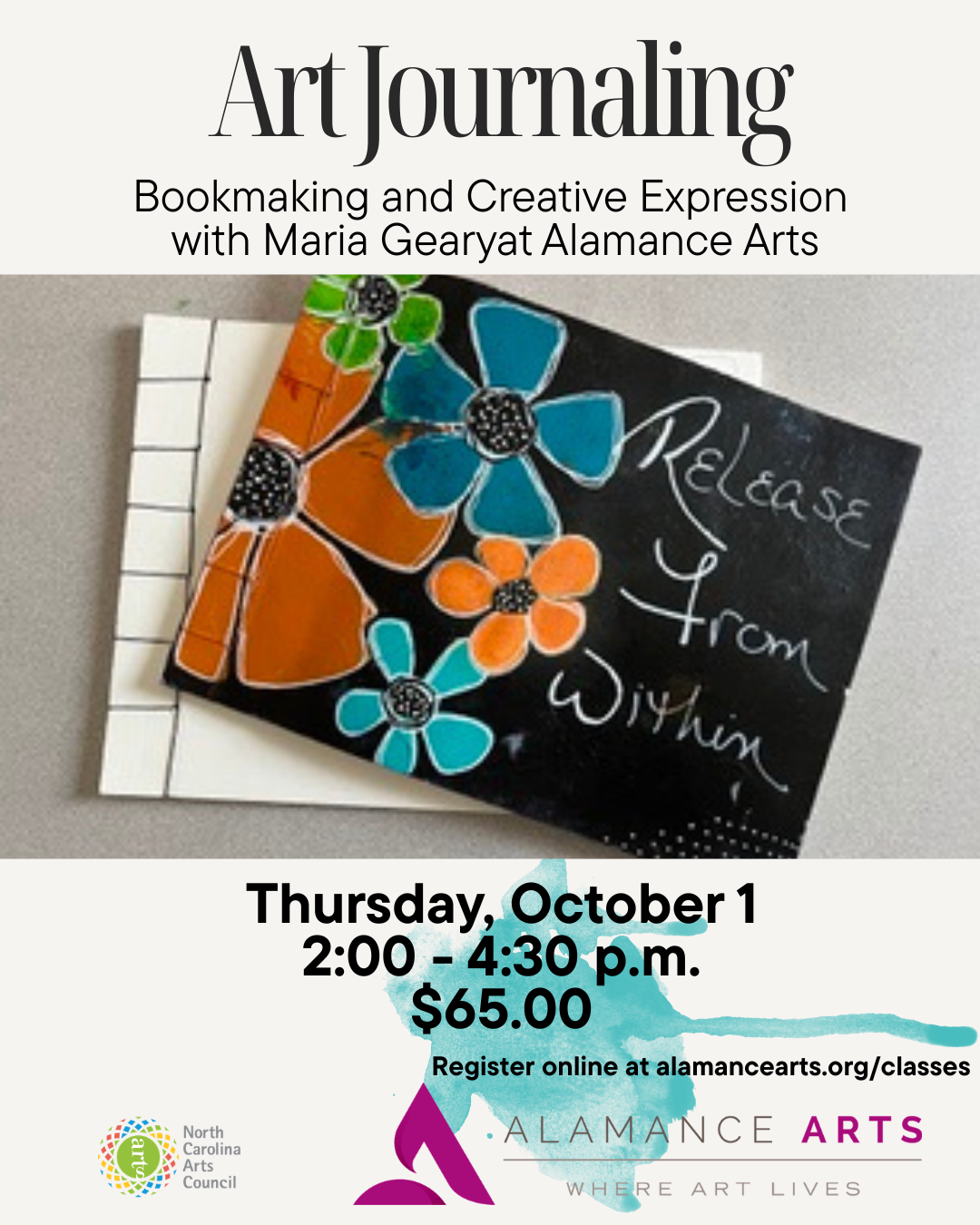 Art Journaling, Bookmaking and Creative Expression with Maria Geary
