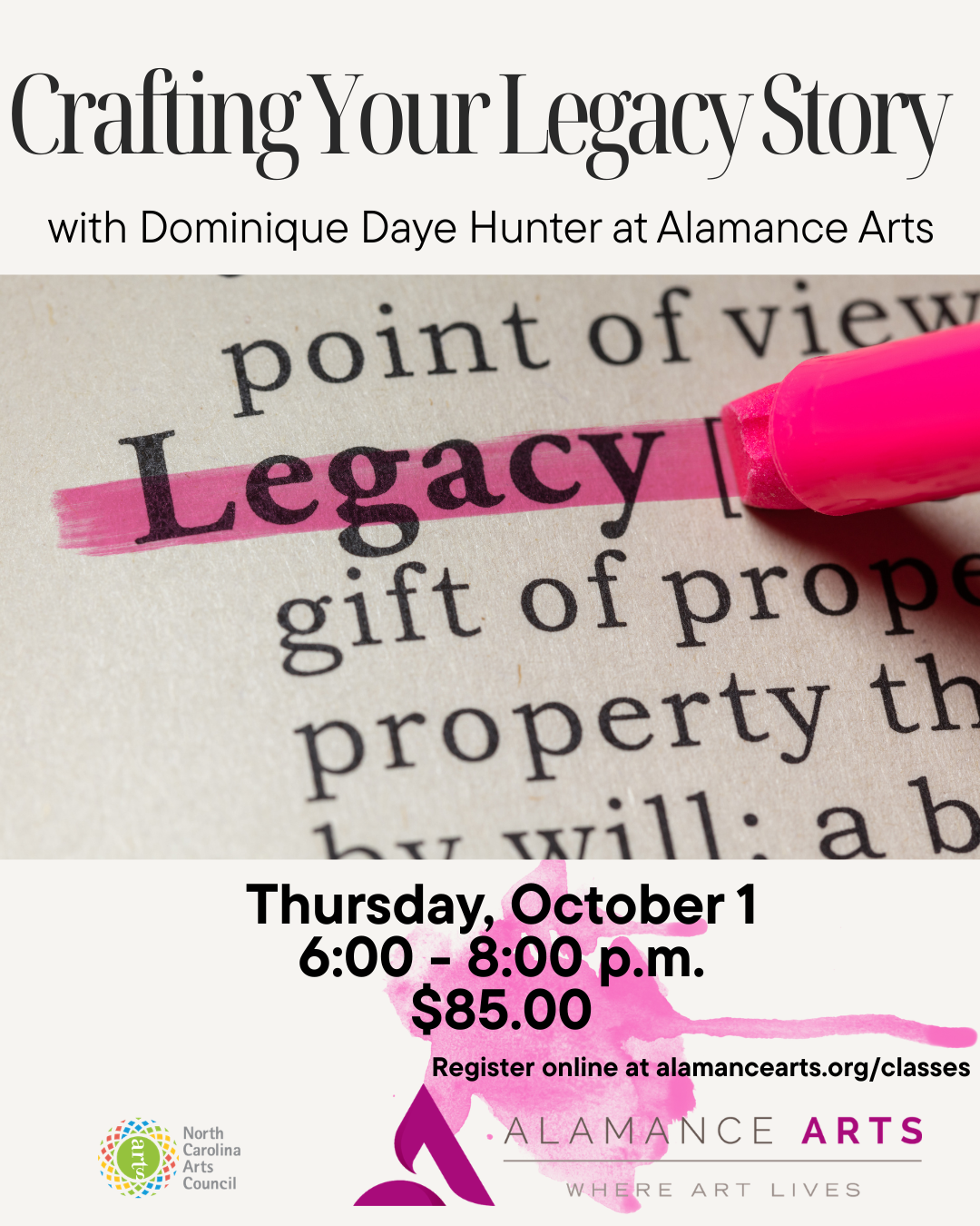 Craft Your Legacy Story with Dominique Daye Hunter