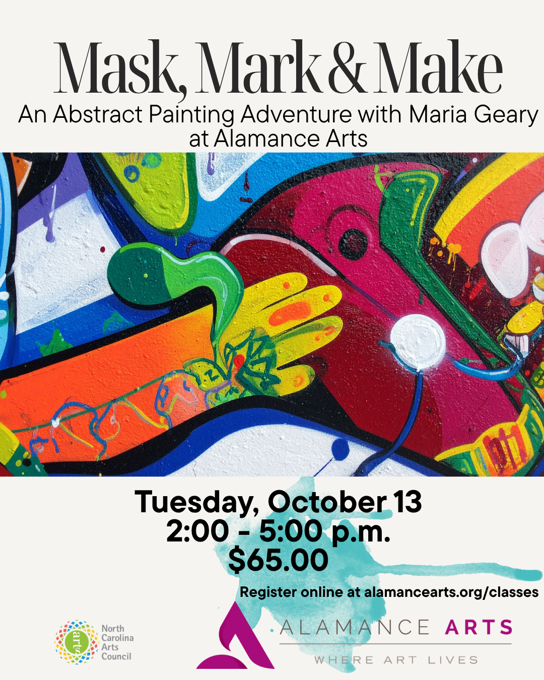 Mask, Mark & Make - An Abstract Painting Adventure with Maria Geary