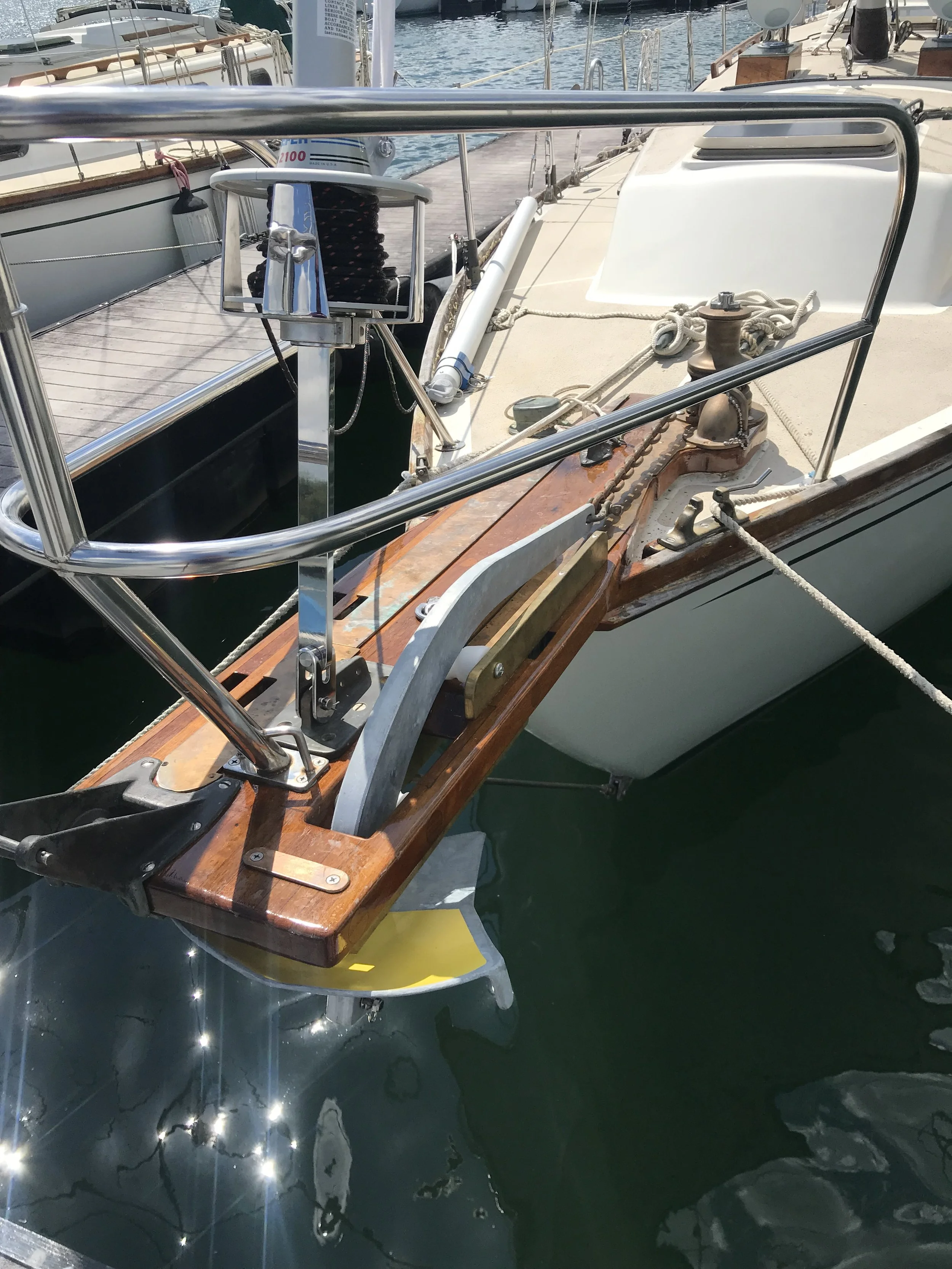  Completed bowsprit 