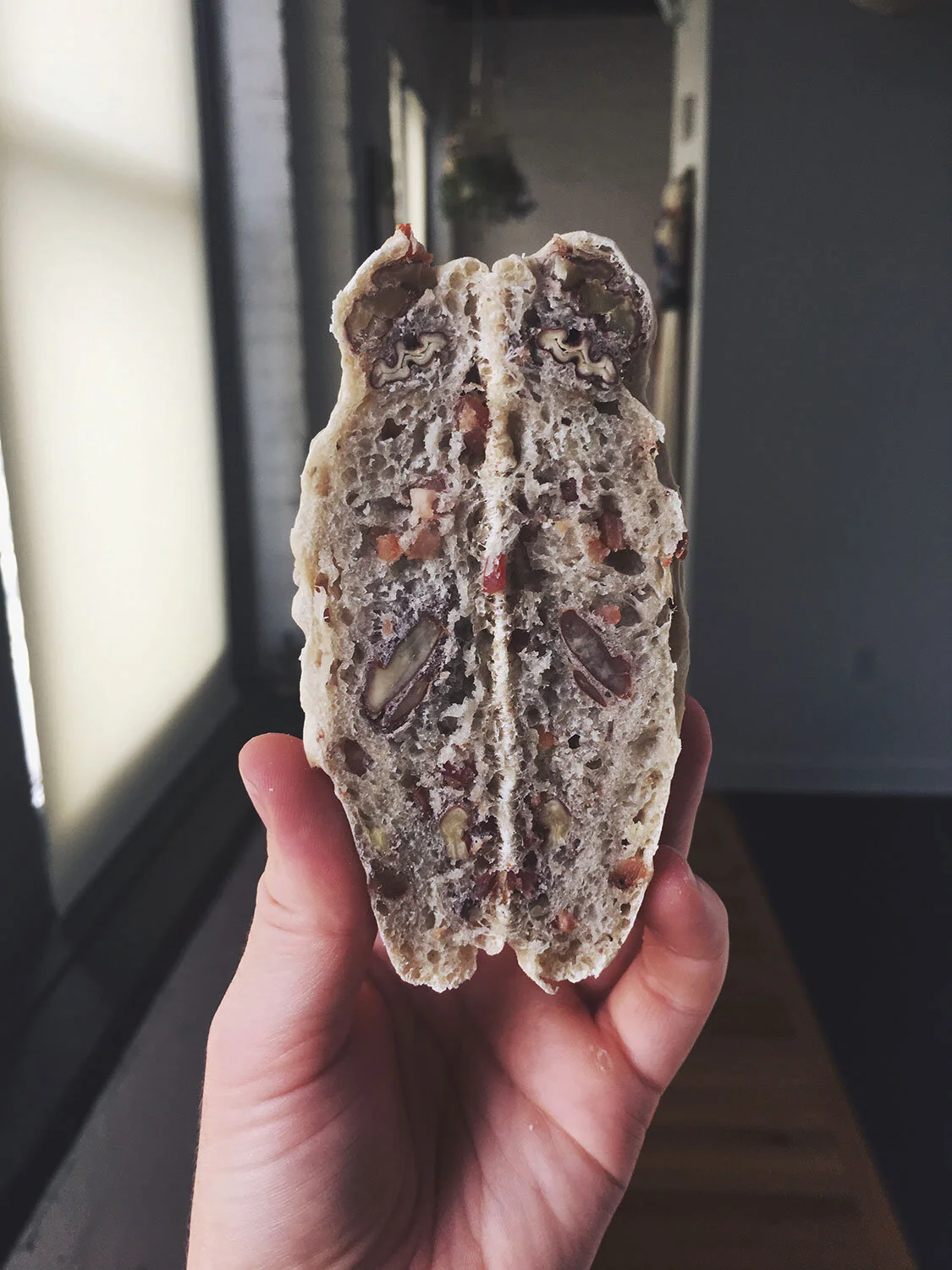 Week 77: Bread Rolls with Lardons &amp; Pecans