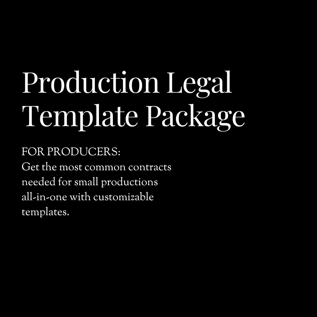 Production Legal Template Package