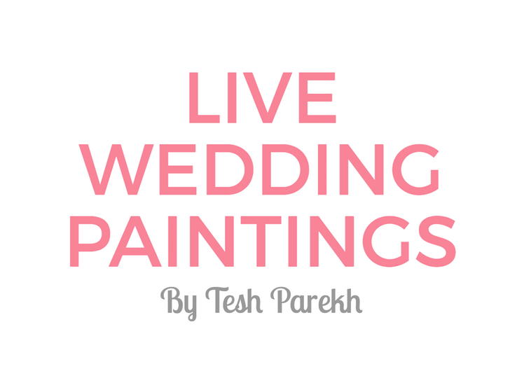 Live Wedding Painting by Tesh Parekh