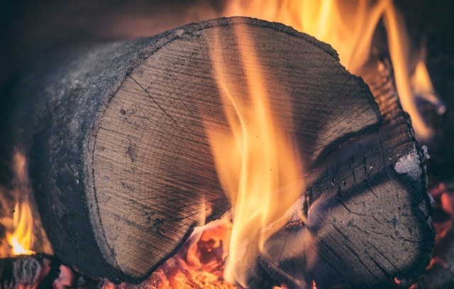 log in fire