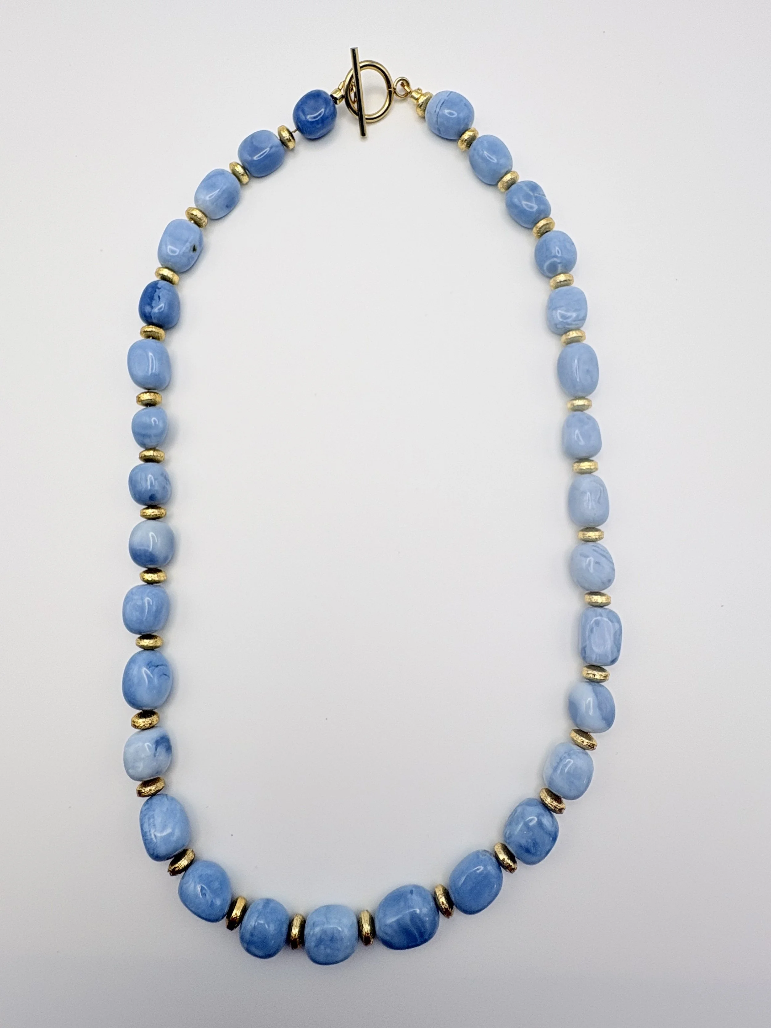 Blue Lace Agate Necklace