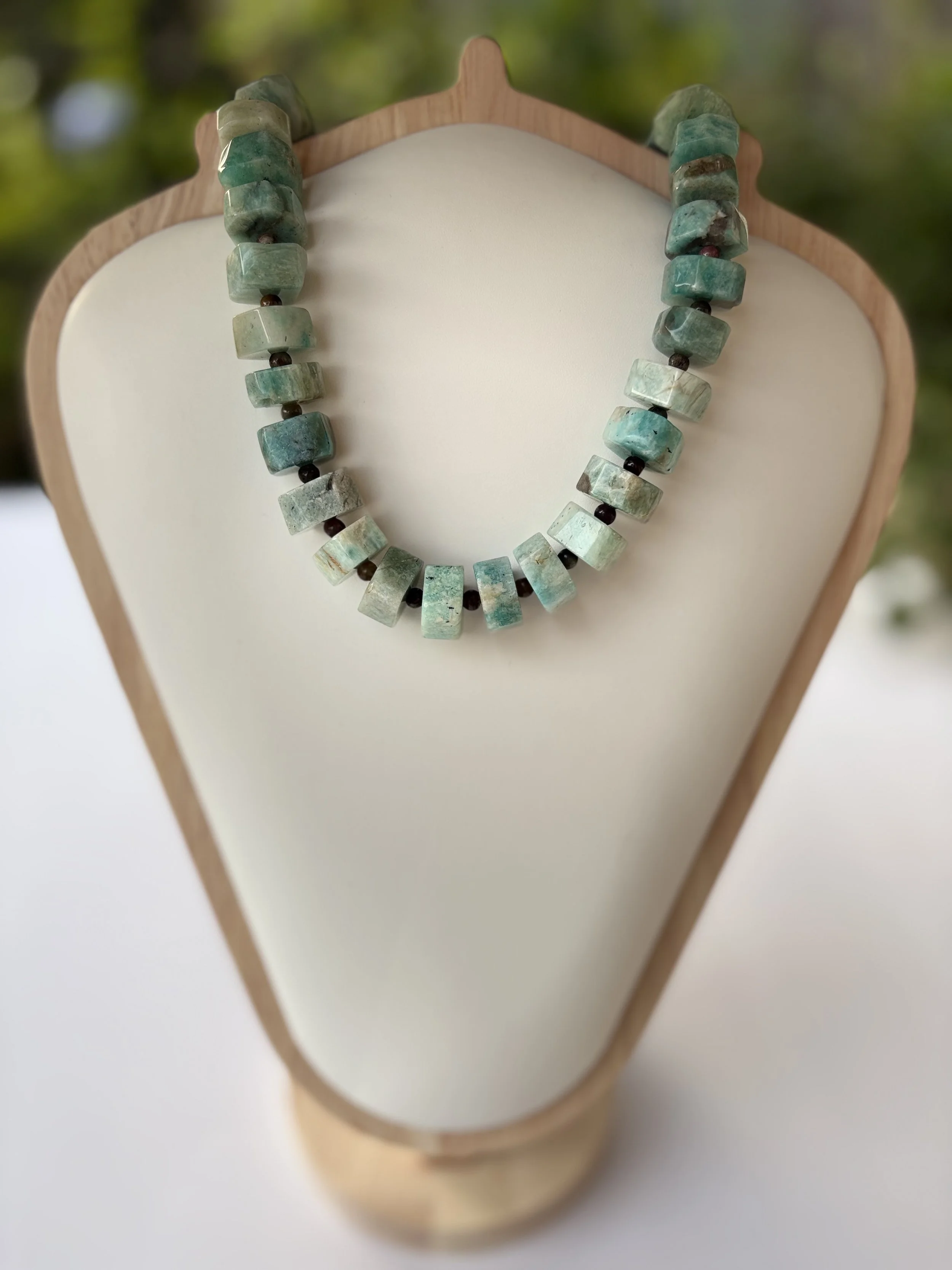 Amazonite Statement Necklace