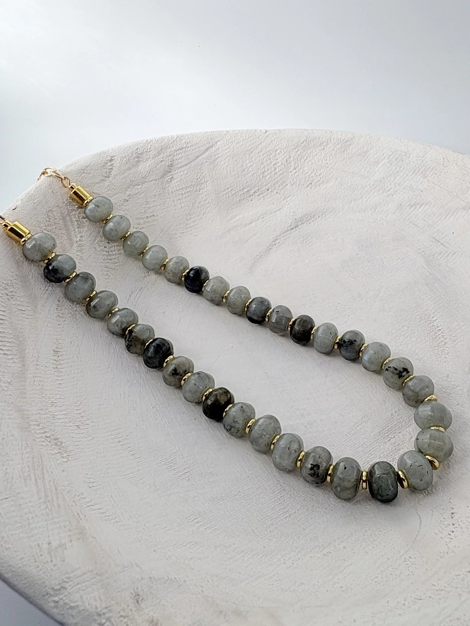 Grey Laboradorite Necklace
