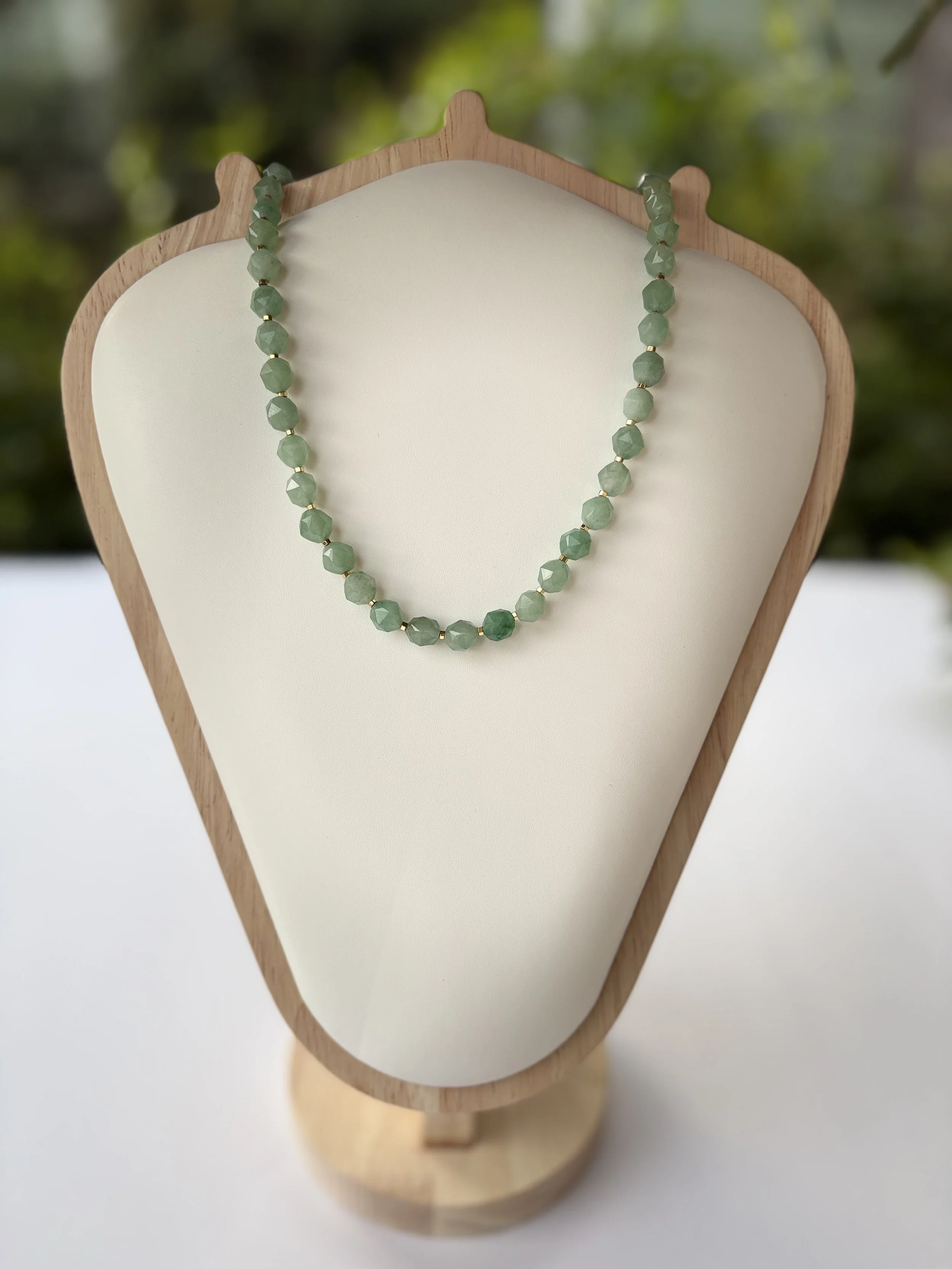 Green Aventurine Beaded Necklace