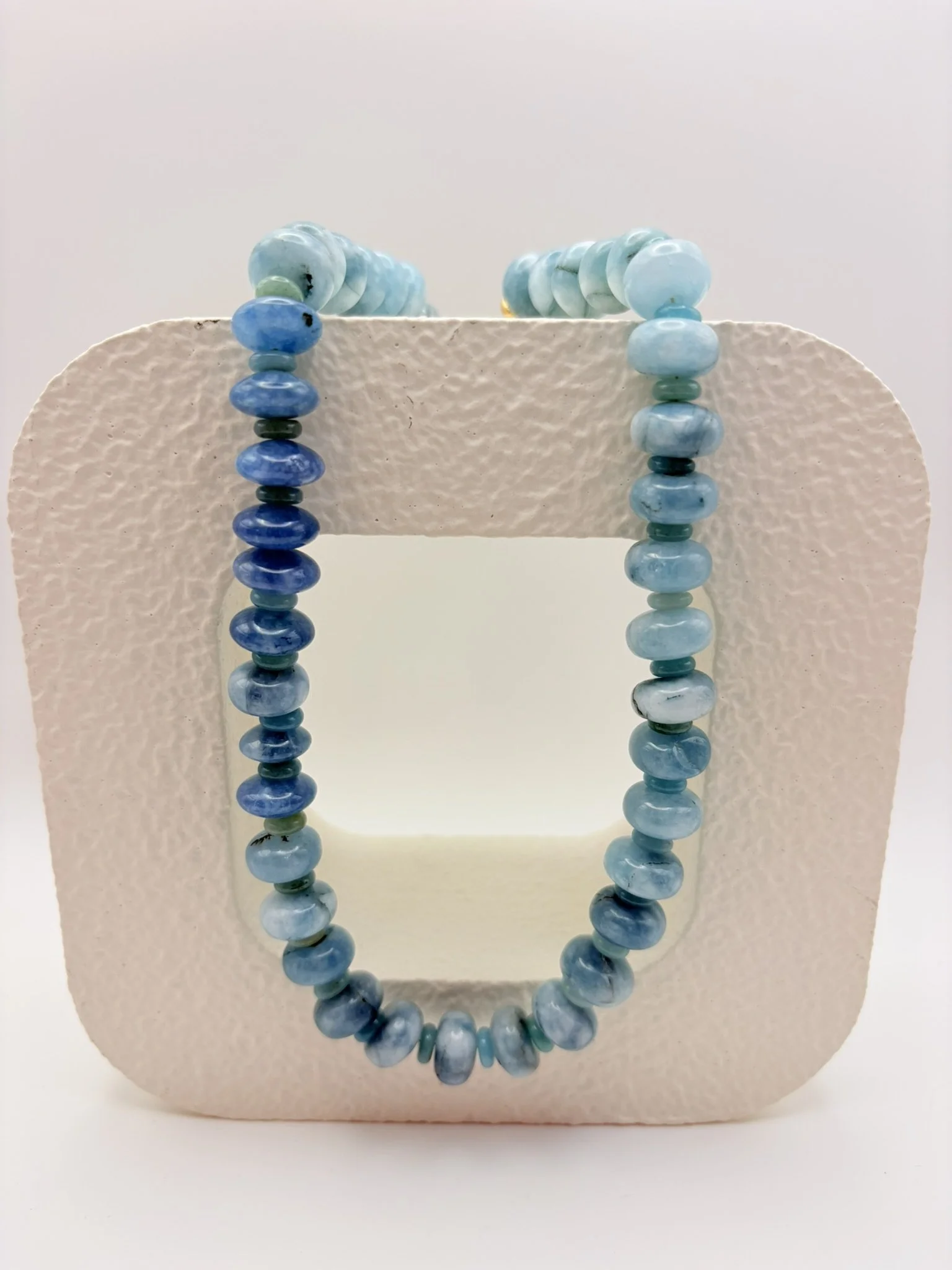 Blue Quartz Gemstone Necklace