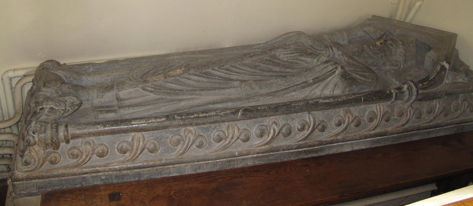 St. Edan's Cathedral Effigy of Bishop John St. John.jpg