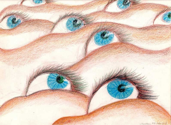 Jerelle Kraus Drawing - Eyescape