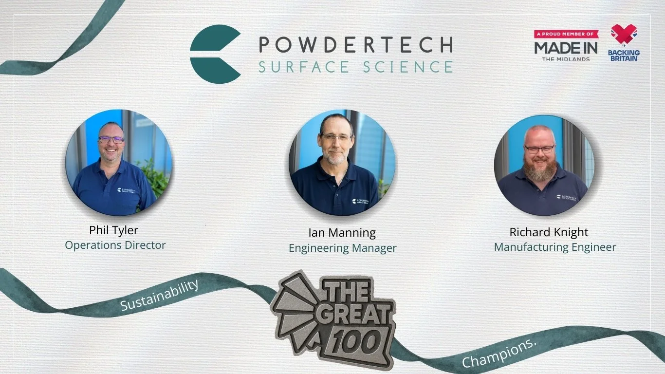 Powdertech's nominees for 'The Great 100' awards by Made in the Midlands
