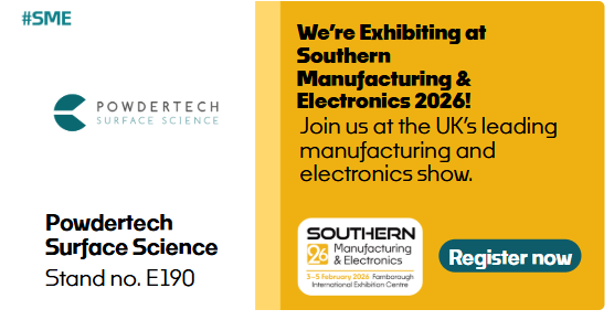 Powdertech exhibiting &amp; speaking at the Southern Manufacturing &amp; Electronics Expo 2026