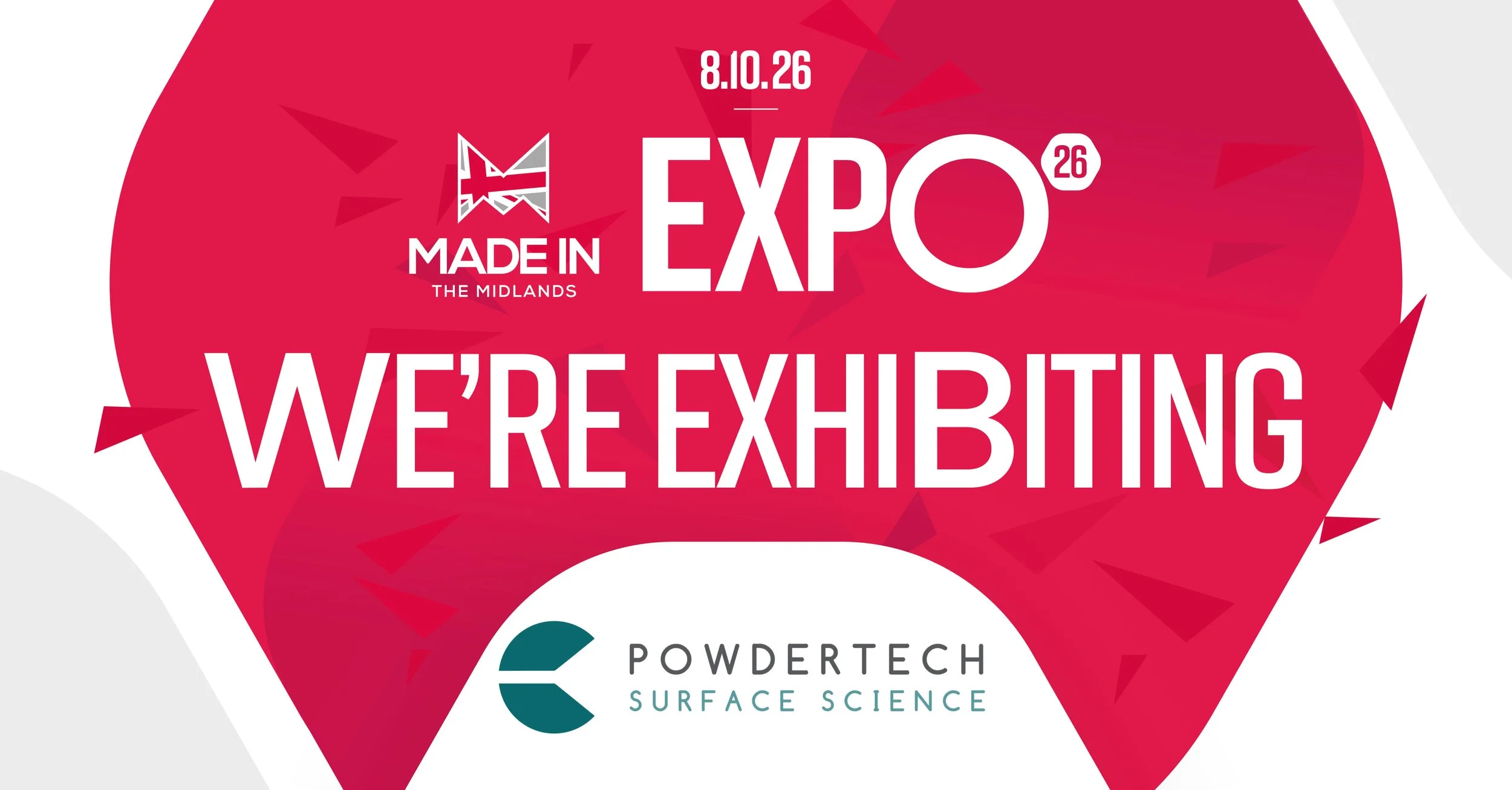 Powdertech exhibiting at the Made in the Midlands Expo 2026