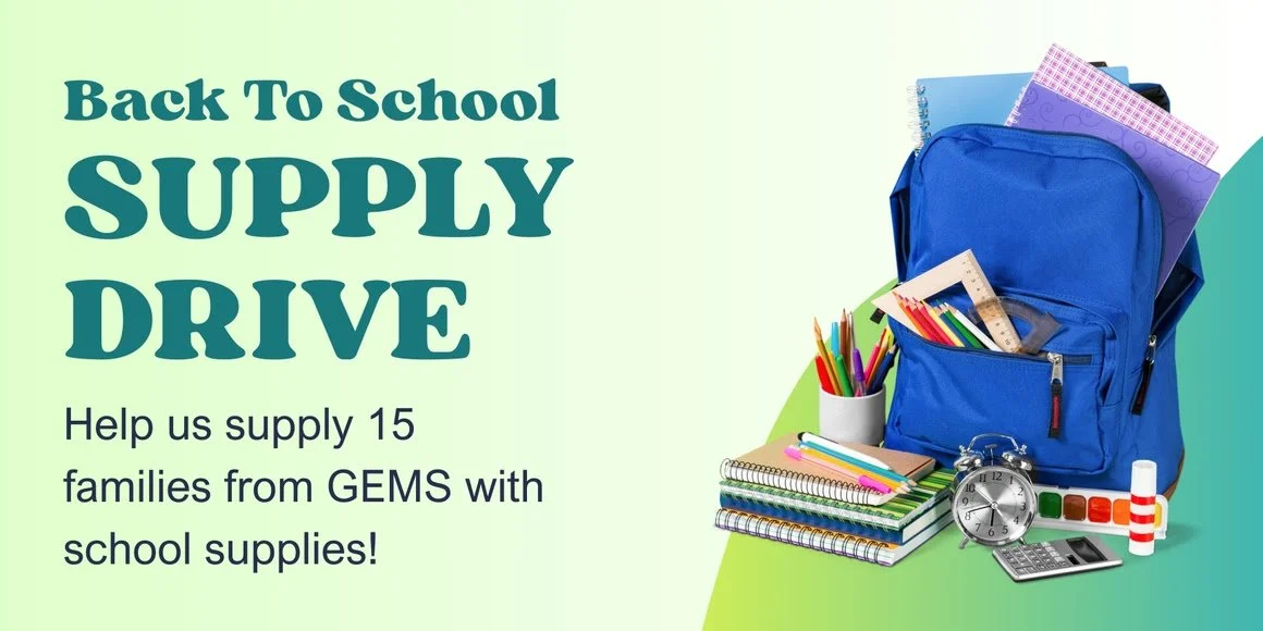 GEMS School Supply Drive