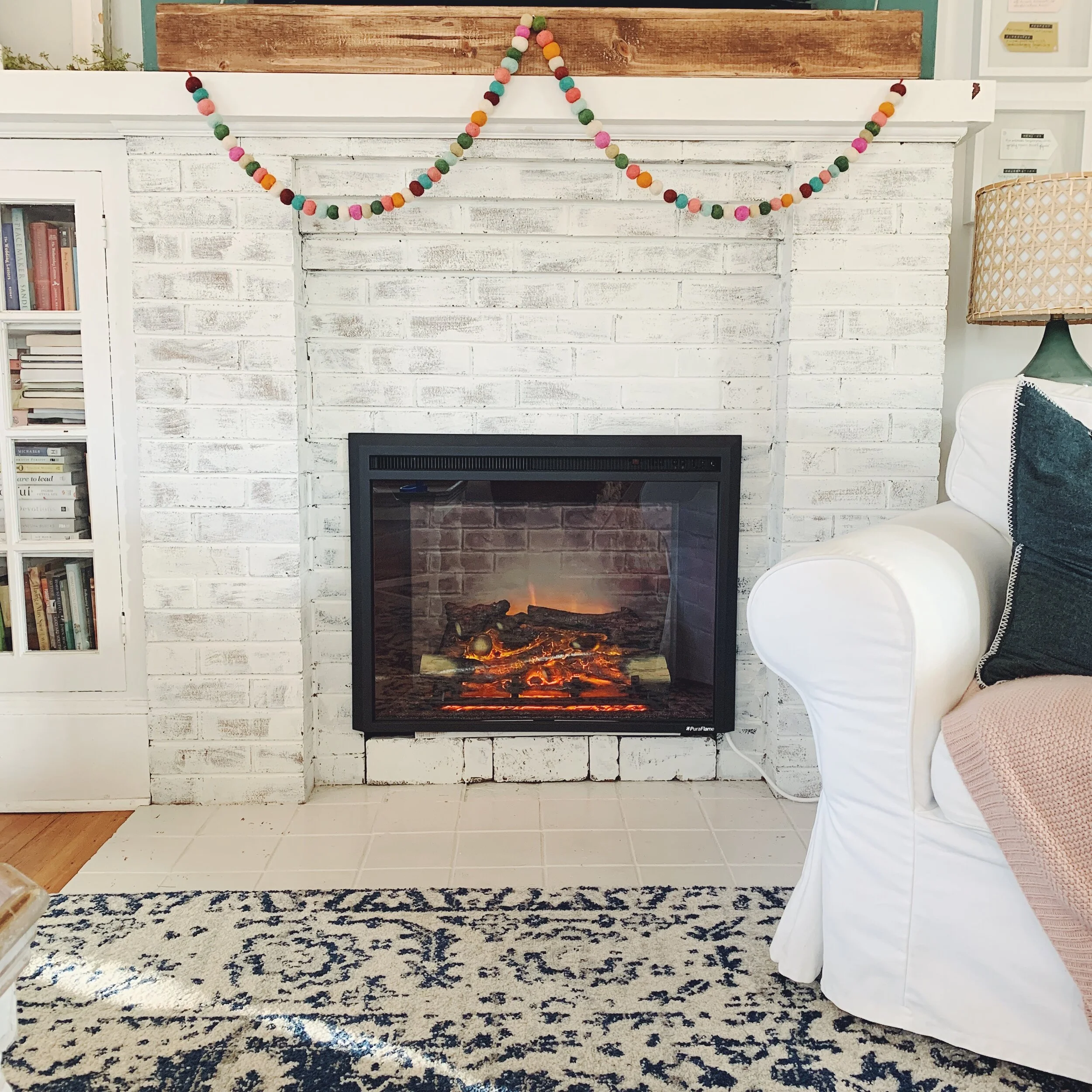 cozy + electric fireplace insert