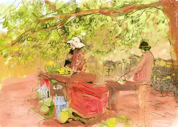 Angkor Wat Fruit Stall - Cambodia