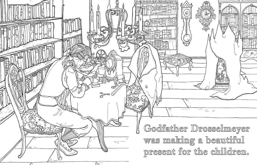 The Nutcracker Colouring Book. Client: Pan Macmillan
