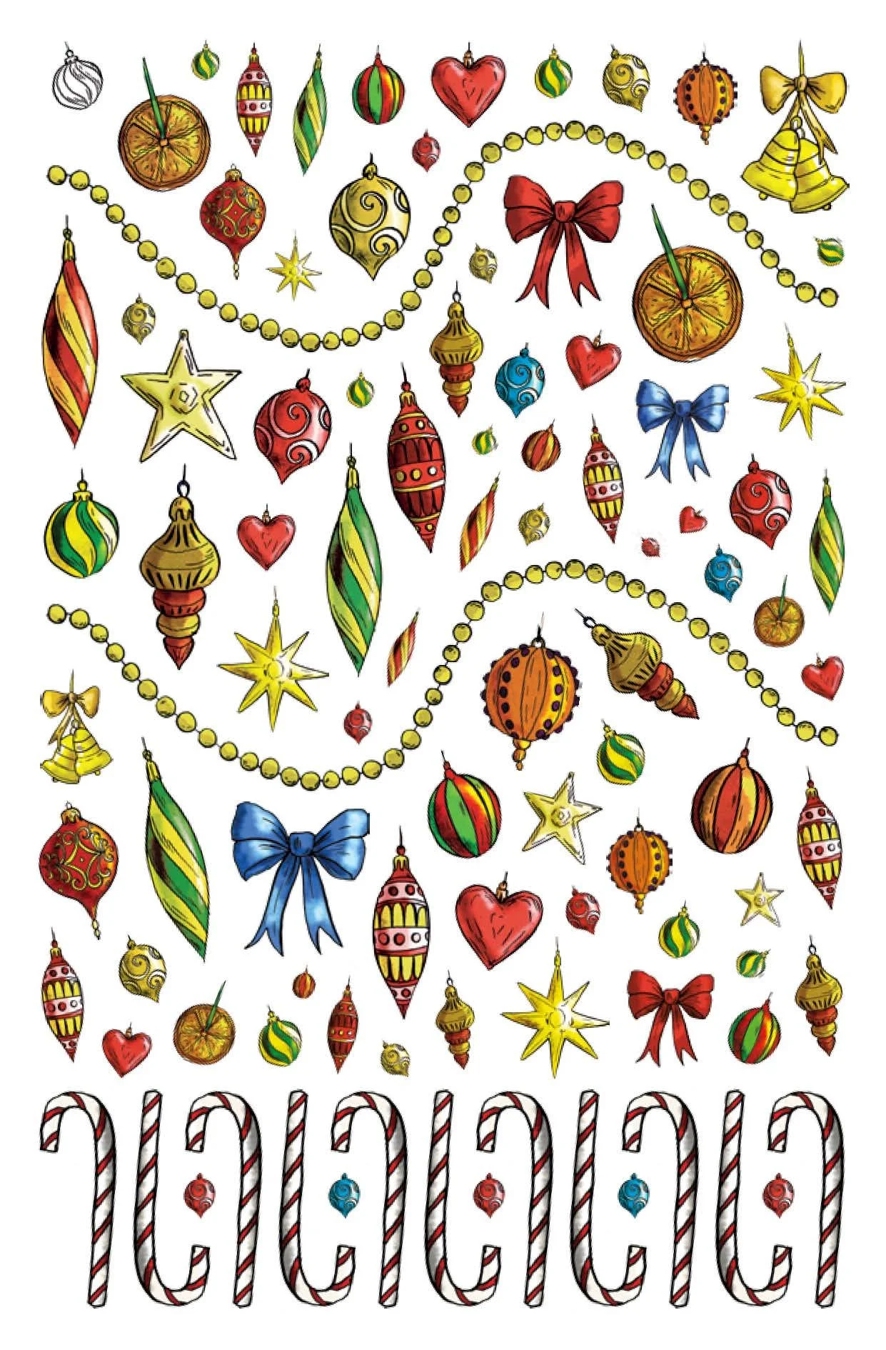 The Night Before Christmas: A Colouring Transfer Book. Client: Pan Macmillan