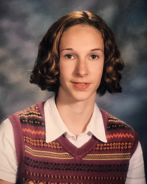 7th grade: WTF happened to my eyebrows? Apparently I had discovered tweezers…