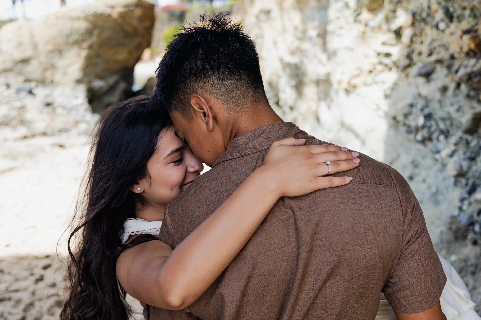 Eduardo carries Emily