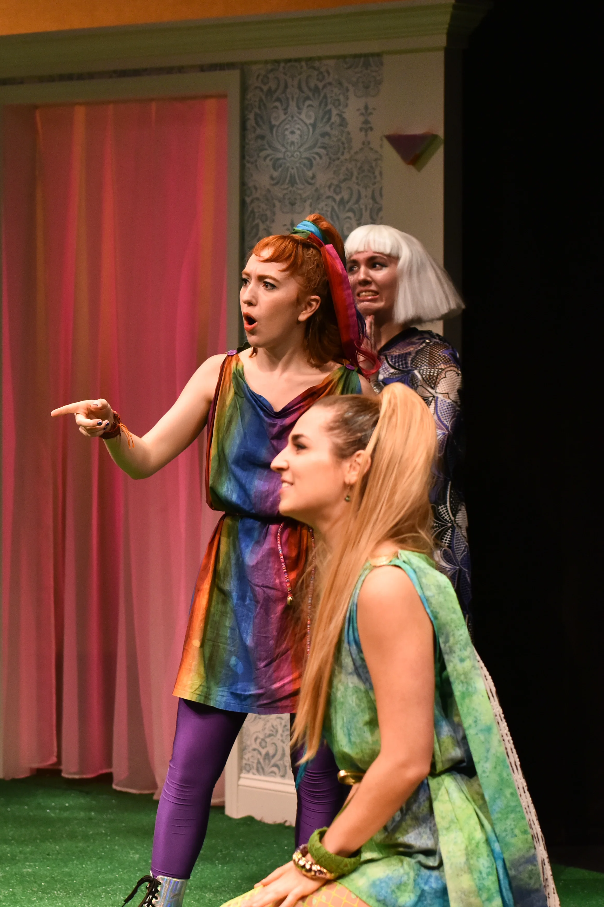   Lysistrata,  2018, School of Drama, The New School, NJ Agwuna (Director), Lawrence Moten III (Scenic Design), Allison Dawe (Costume Design), Eric Norbury (Lighting Design), Ian Wehrle (Sound Design)  Photography by: S. Teresa Photography  Facebook: