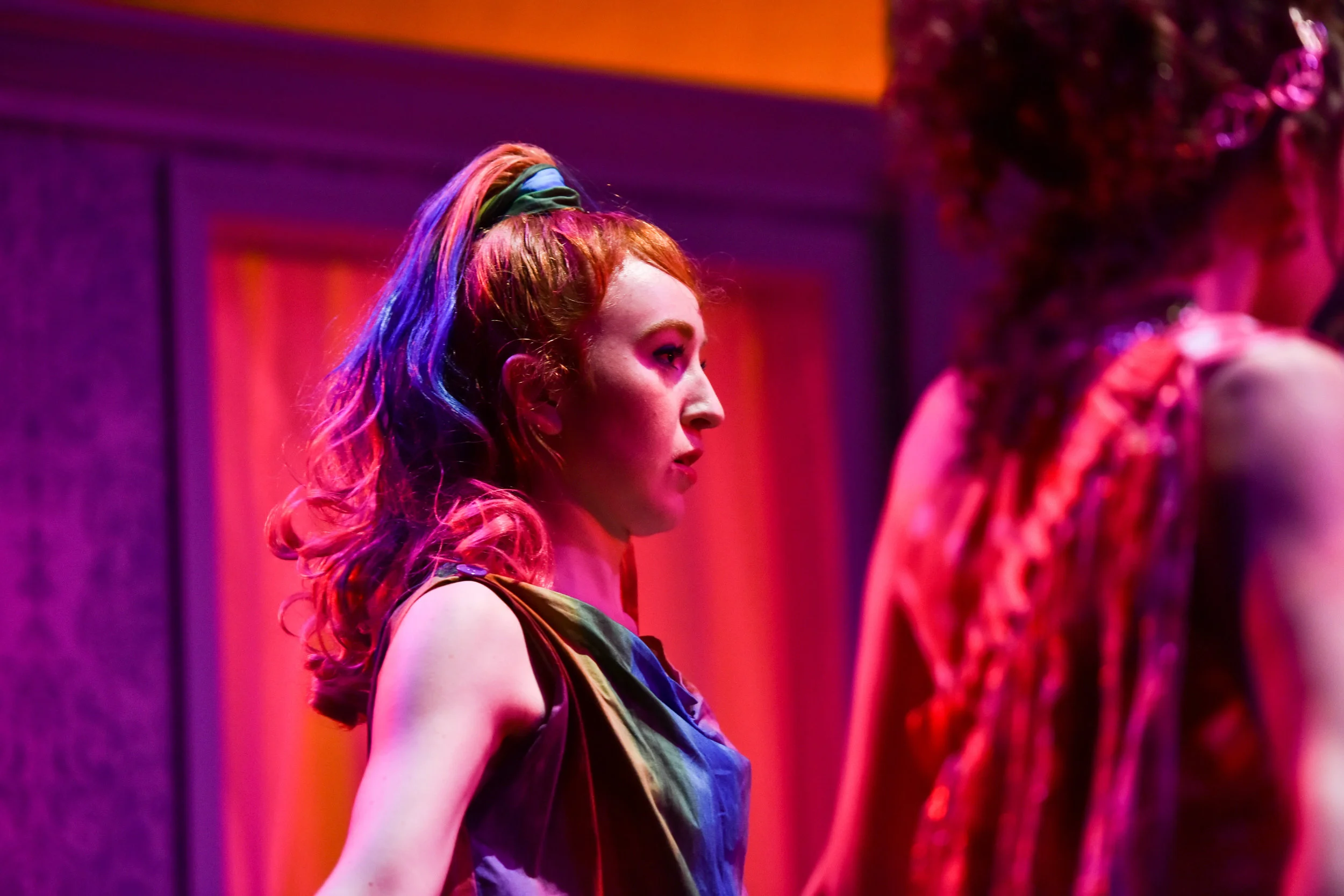   Lysistrata,  2018, School of Drama, The New School, NJ Agwuna (Director), Lawrence Moten III (Scenic Design), Allison Dawe (Costume Design), Eric Norbury (Lighting Design), Ian Wehrle (Sound Design)  Photography by: S. Teresa Photography  Facebook: