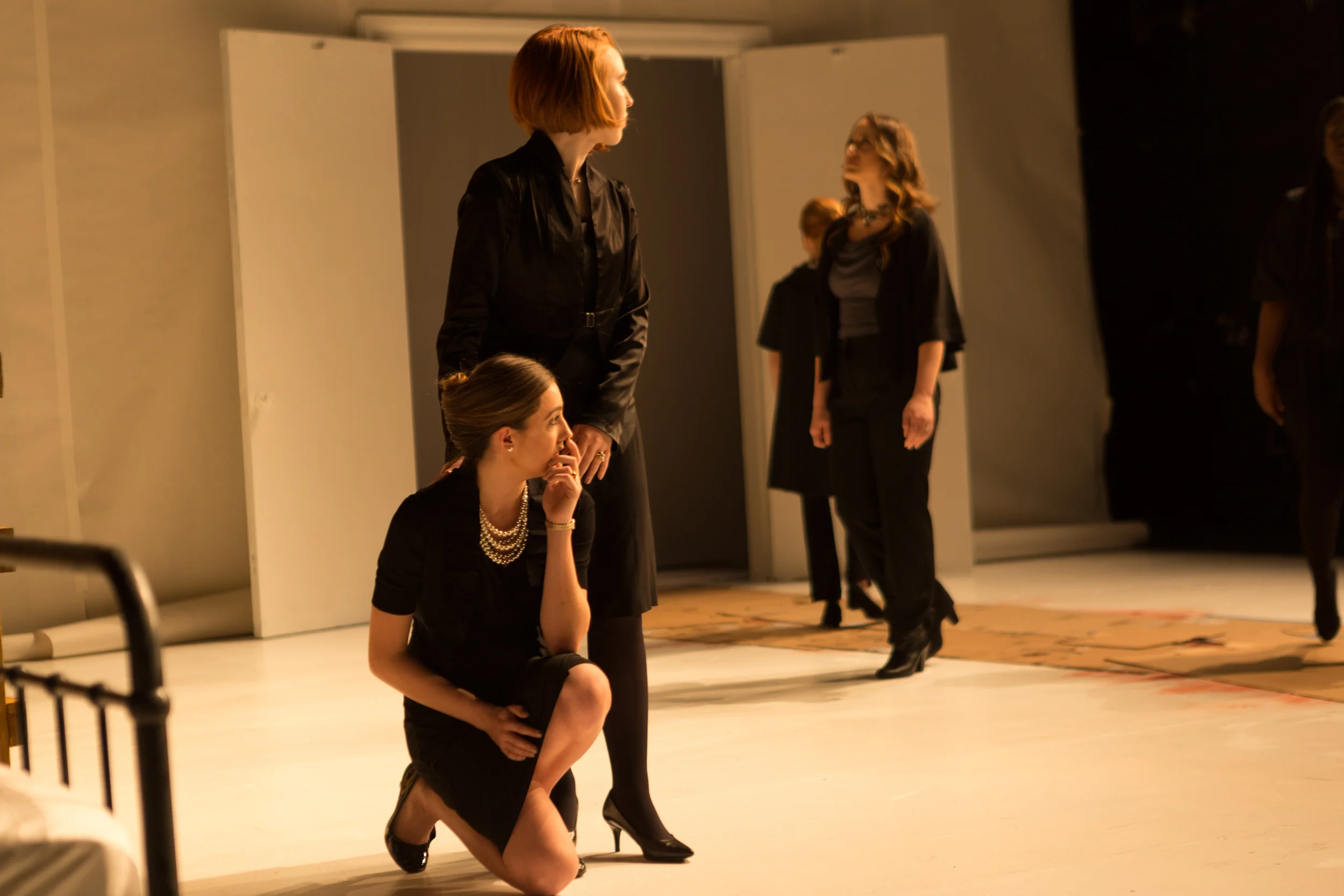   Orestes , 2016, School of Drama, The New School,&nbsp;Stephen Brown-Fried&nbsp;(Director),&nbsp;Doss Freel&nbsp;(Scenic Design),&nbsp;Nicole Slaven&nbsp;(Costume Design),&nbsp;Ethan Steimel&nbsp;(Lighting Design),&nbsp;Toby Algya&nbsp;(Sound Design