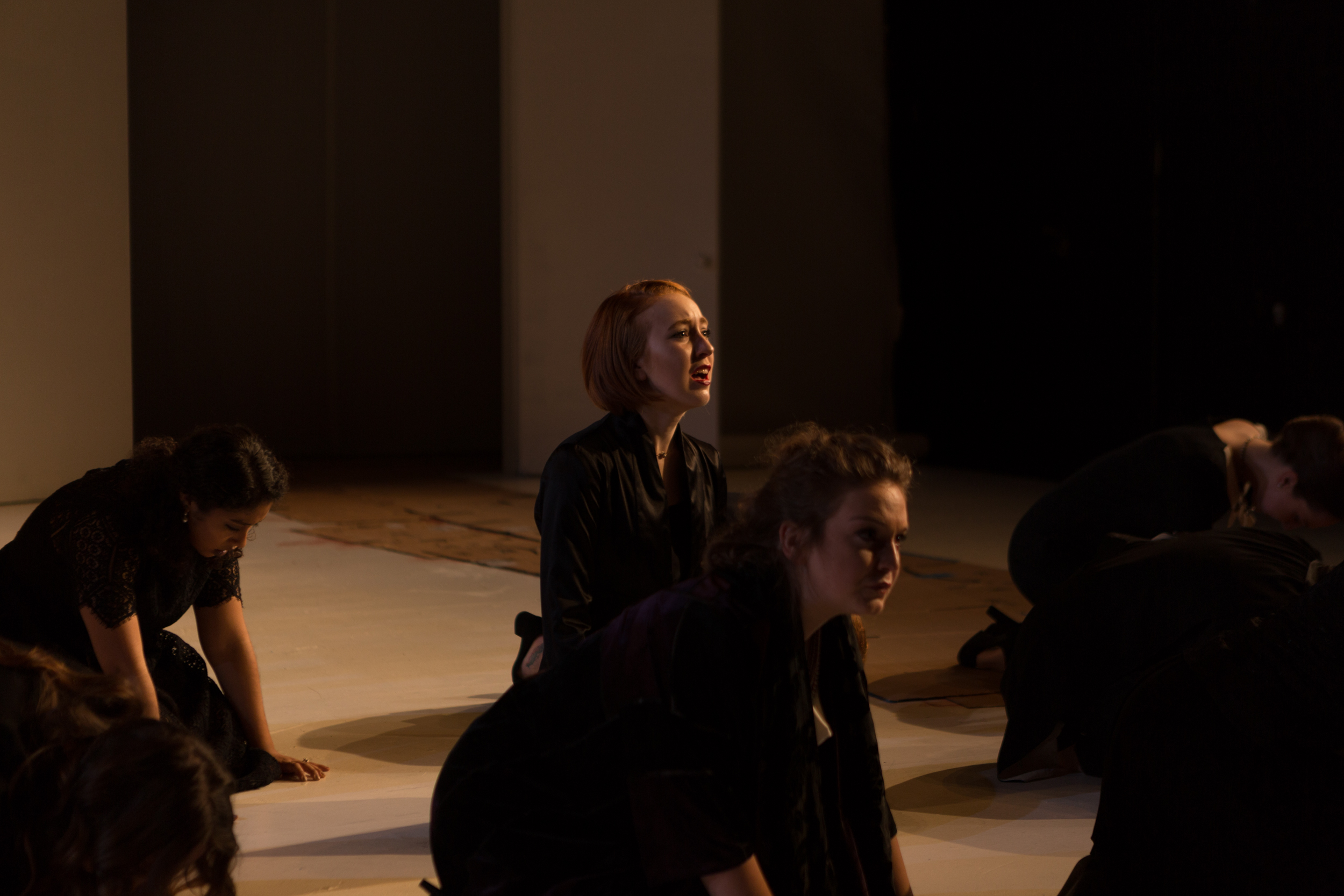   Orestes , 2016, School of Drama, The New School,&nbsp;Stephen Brown-Fried&nbsp;(Director),&nbsp;Doss Freel&nbsp;(Scenic Design),&nbsp;Nicole Slaven&nbsp;(Costume Design),&nbsp;Ethan Steimel&nbsp;(Lighting Design),&nbsp;Toby Algya&nbsp;(Sound Design