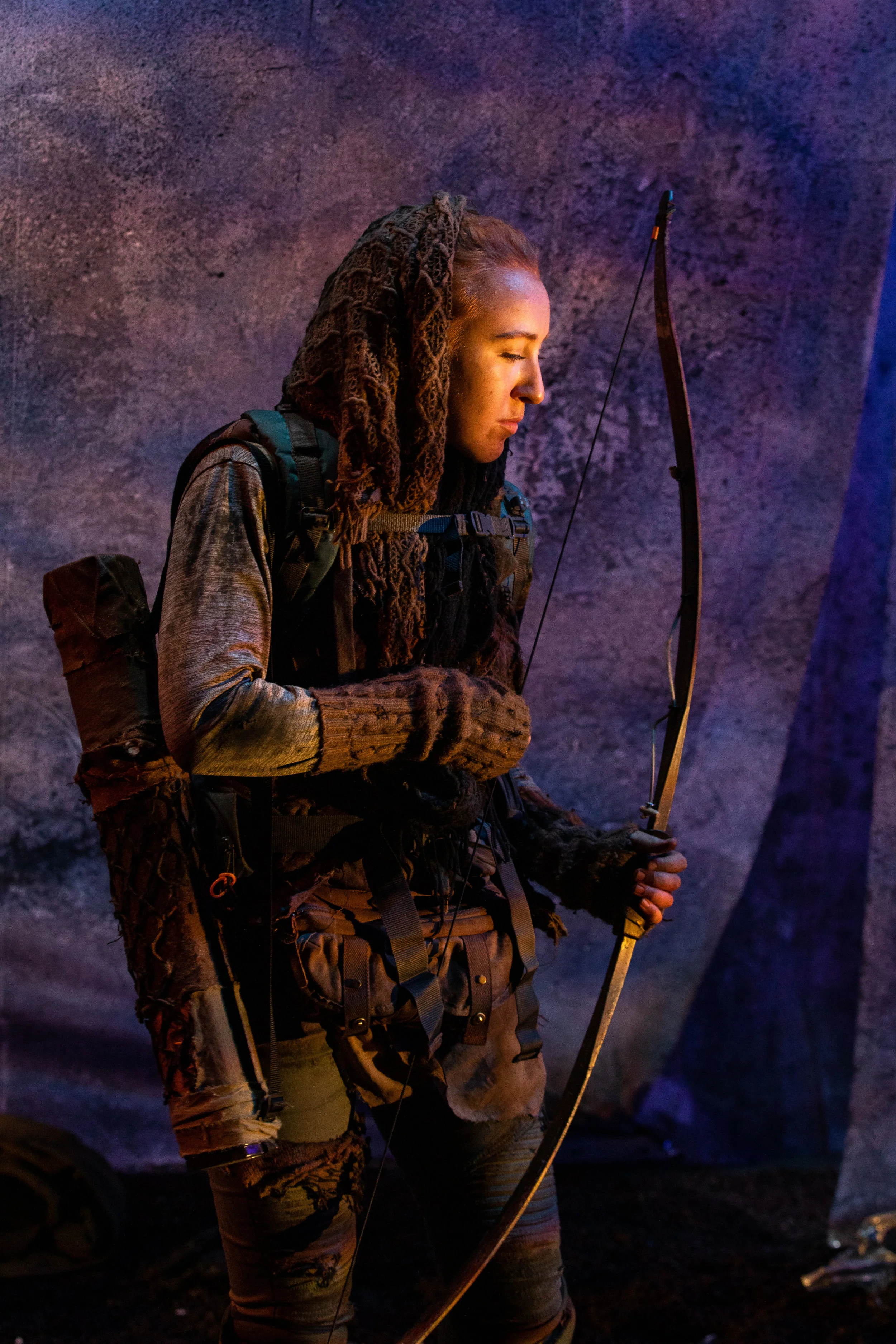   Ursa Minor , 2019, School of Drama, The New School, Chae Costello and Glynis Rigsby (Co-Directors), Nick Hussong (Scenic/Video Design), Asa Bennally (Costume Design), Alejandro Fajardo (Lighting Design), Fred Kennedy (Sound Design), Rachel Kaufman 