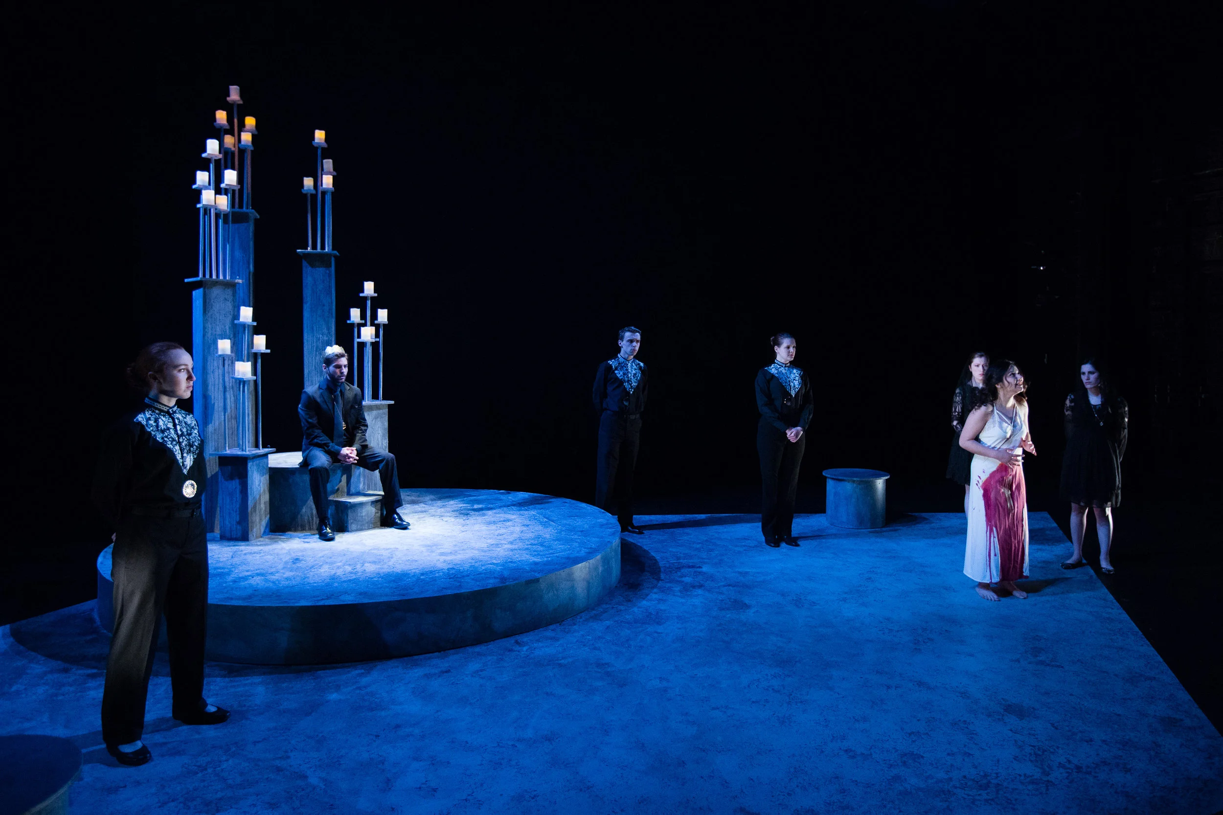   The Winter's Tale , 2016, School of Drama, The New School, Melissa Crespo (Director), Stephen Carmody (Scenic Design), Luc Haac (Costume Design), Carl Wiemann (Lighting Design), Beth Lake (Sound Design), Federica Borlenghi (Assistant Director) 