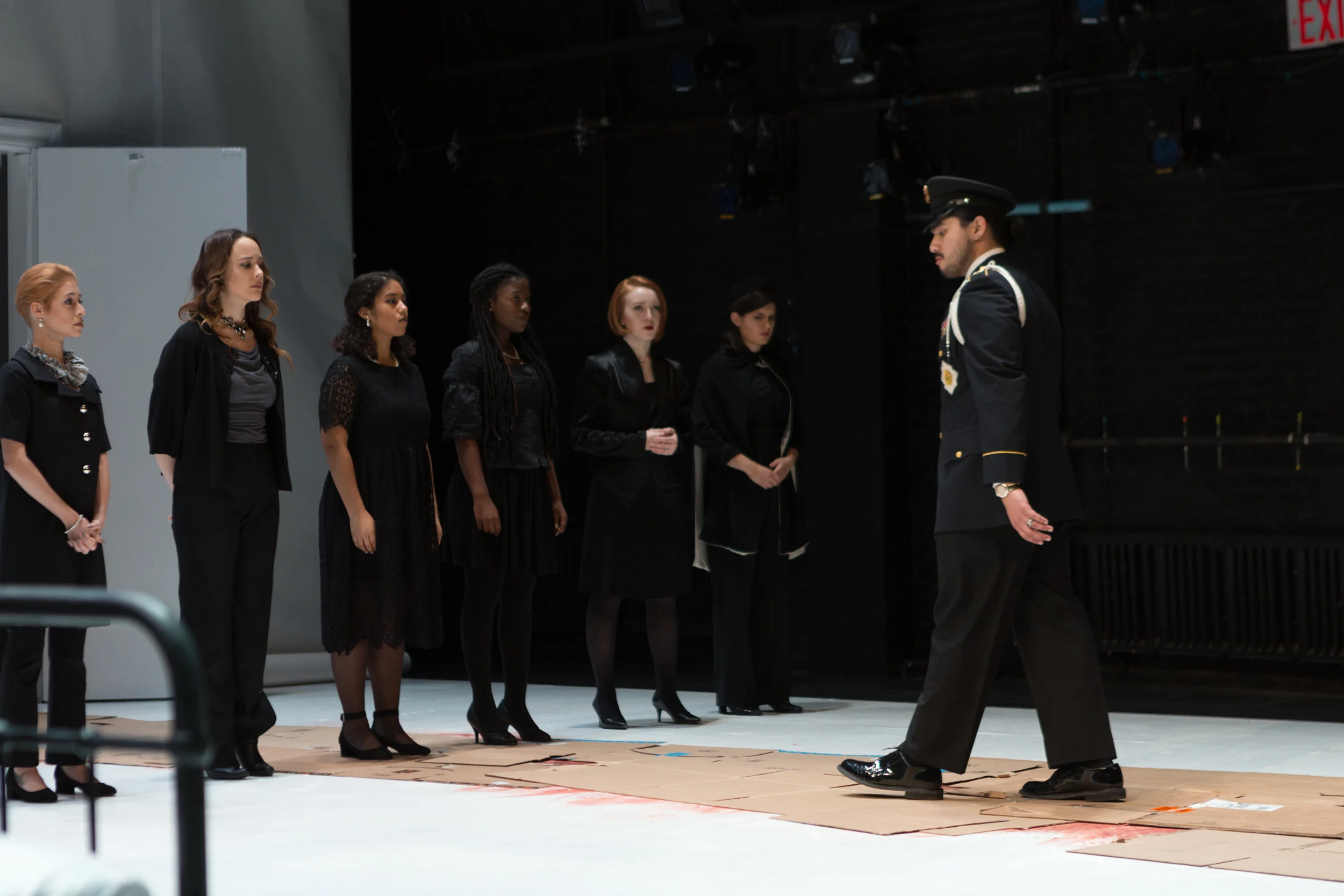 L to R: Evelyn Rivera-Cardenas, Sara Nelson, Maya Renee Castro, Renee Harrison, Katherine Teed-Arthur, Daniel Perez