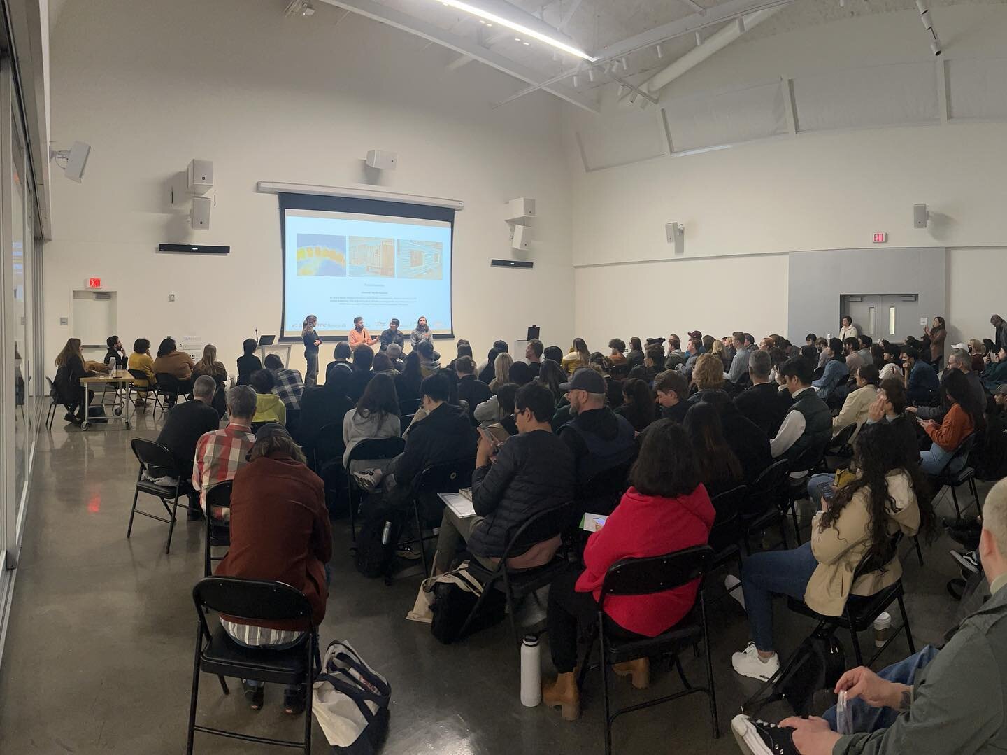 Full house in person and online at last night&rsquo;s panel BIOMATERIALS: INDUSTRY AND ACADEMIA CONVERGENCE. This event, part of the Academic Alliance between CCA &amp; Autodesk Technology Center, brought together designers, researchers, and industry