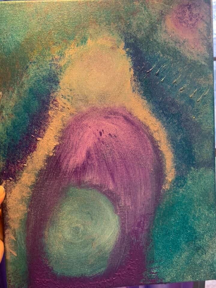 "State of Grace" 12 x 16 stretched canvas