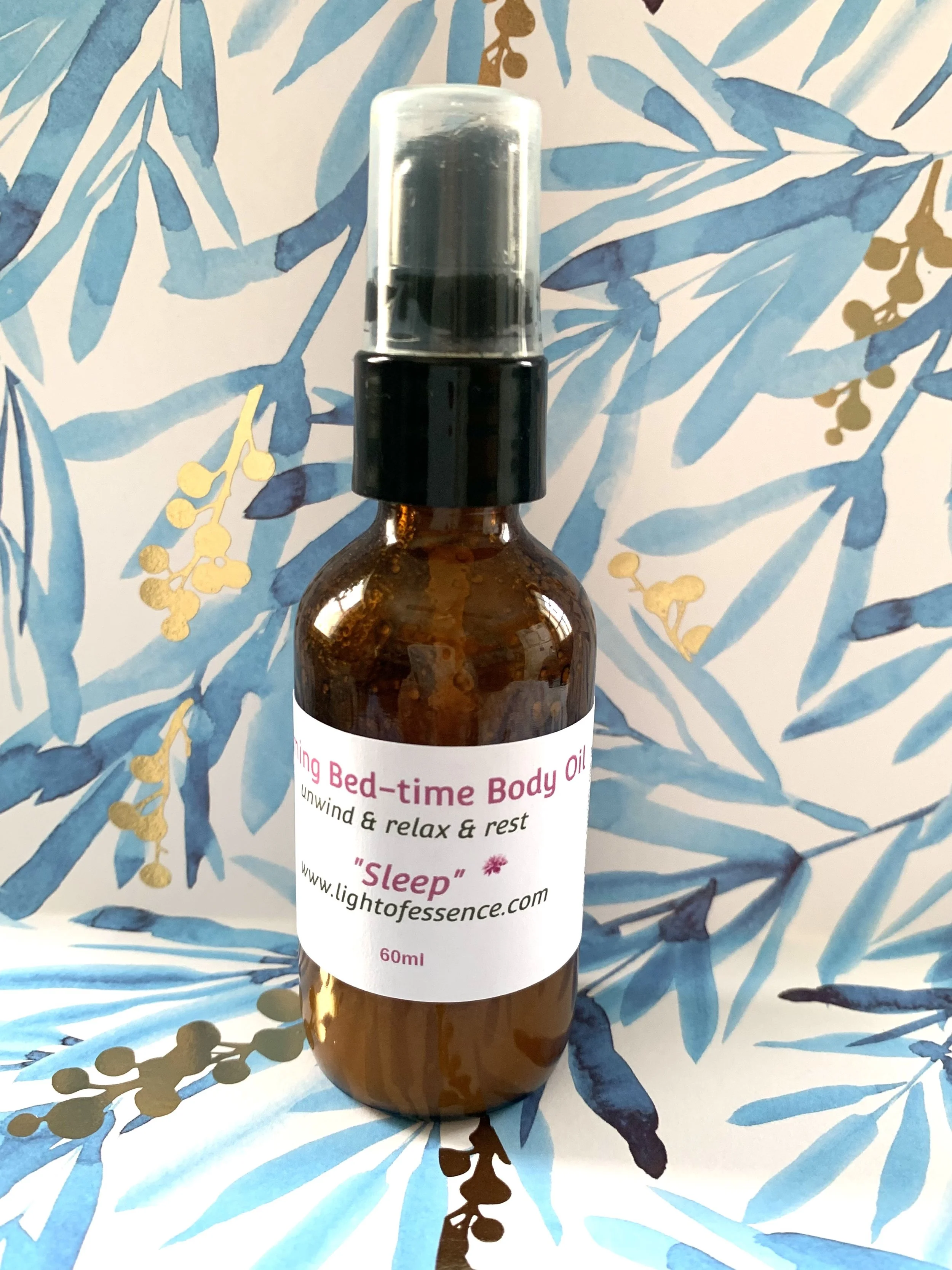 Calming bed time argan body oil, 60 ml