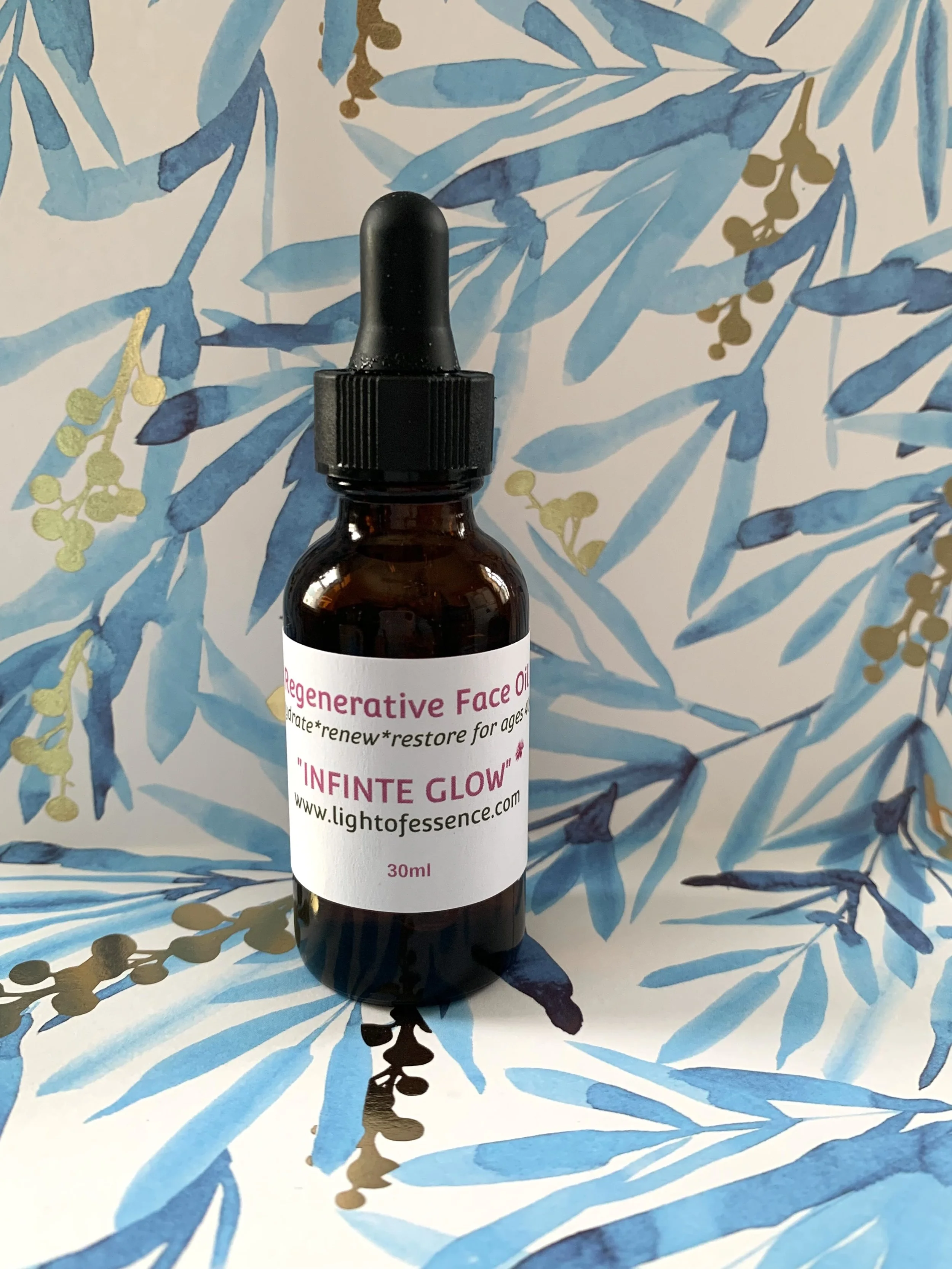 "Infinite Glow" Intensive Argan Face Oil for ages 30+, 30ml