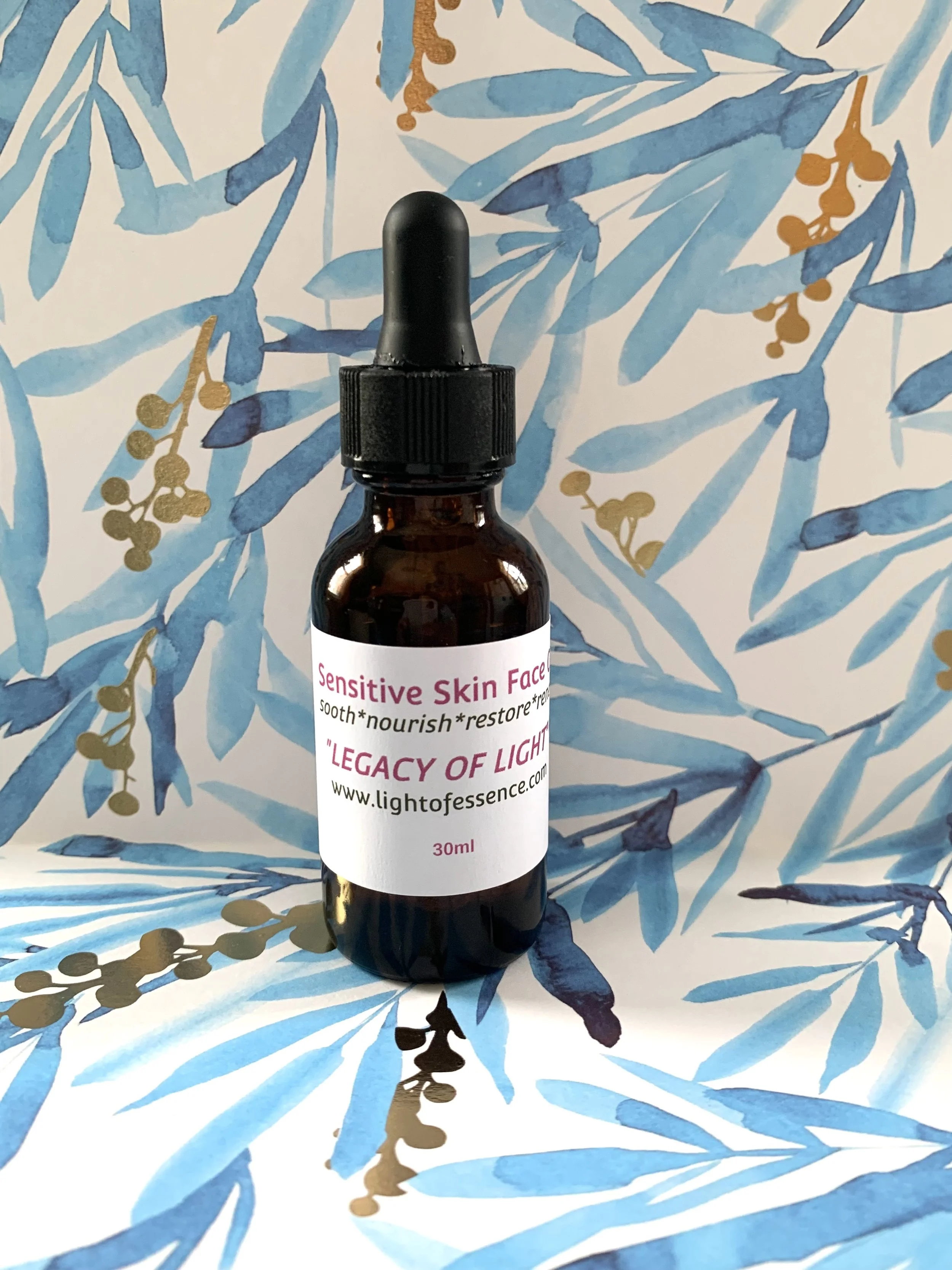 "Legacy of Light" Sensitive Skin face oil - restore balance. 30 ml