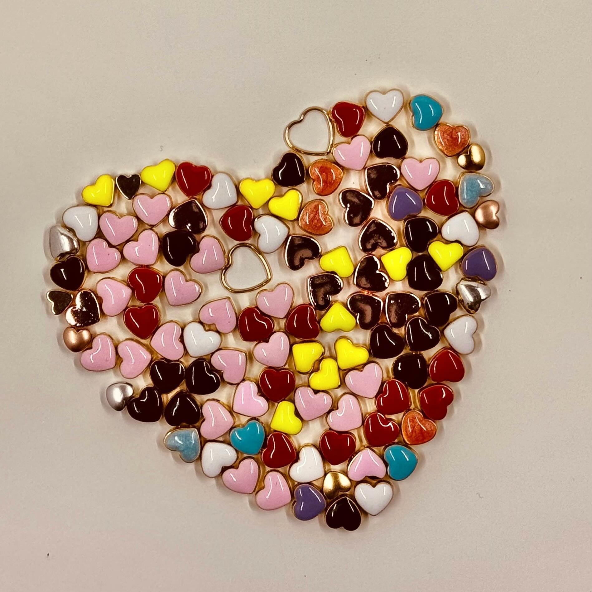 So many 💜💛❤️🧡💚🩵 all heart bracelets 10% off through the end of February. #customjewelry #love #laurennicolestyle #goldfilled #valentines #sterlingsilver #rosegold #rainbowofcolors DM to order. ❤️🧡💛💚🩵💜