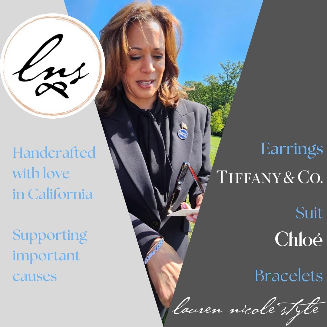 What a week! Just a few days ago, @lnj11 created some custom #laurennicolestyle bracelets in support of #HarrisWalz2024. And @taylorswift endorsed @kamalaharris @kamalahq following the #debate. Somewhere in between, we shipped a few bracelets to Penn