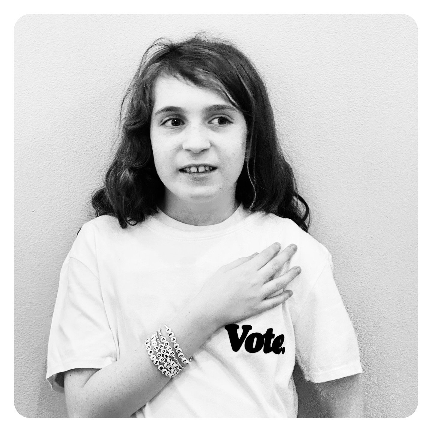 It is #NationalVoterRegistrationDay. Gabi can&rsquo;t vote (yet), so she is counting on you to get out there and cast your ballot. If you have not yet registered, today is the day. Check out @votesaveamerica for everything you need to vote, volunteer