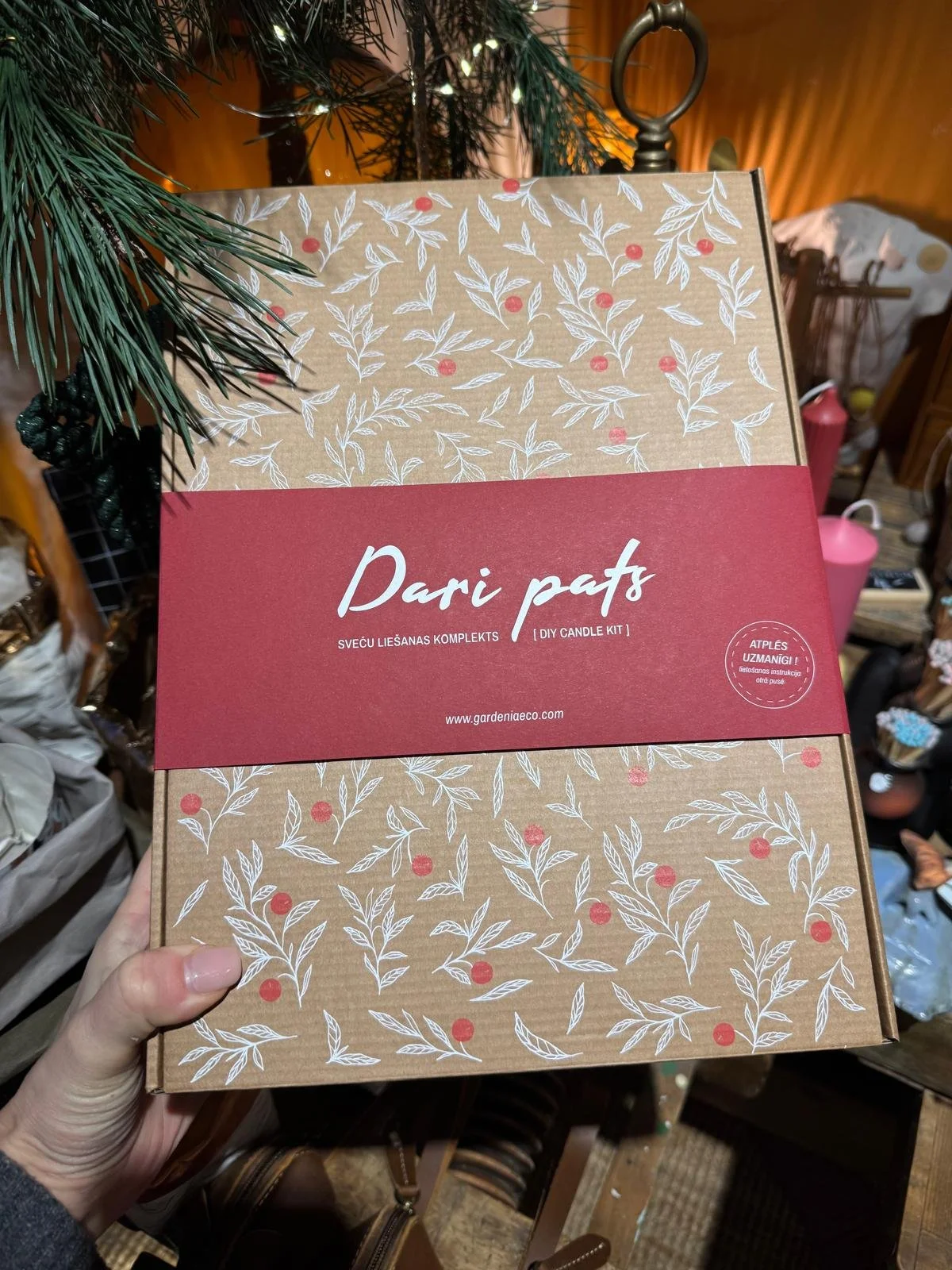 Dari pats! Sveču liešanas komplekts.