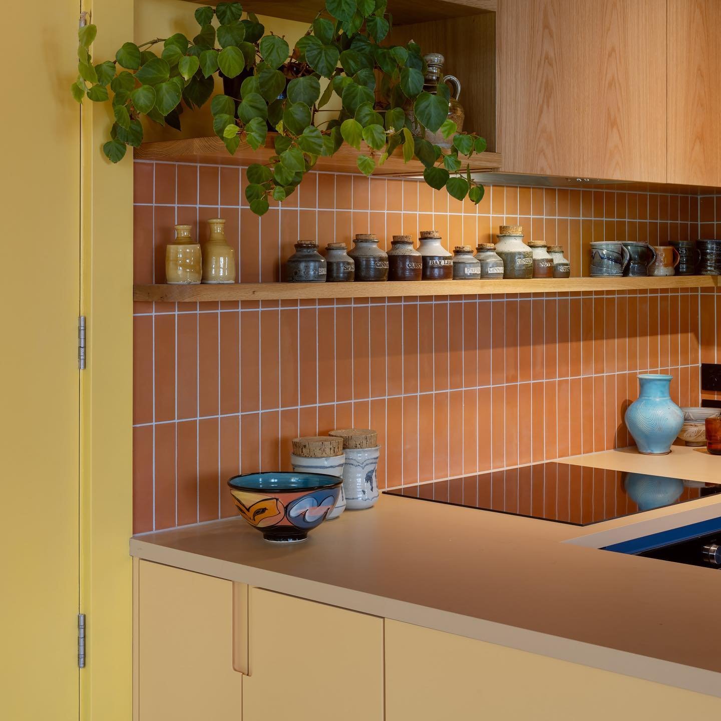 This kitchen, designed by @pacstudio and made by us, proves how cleverly designed small spaces can make a big impact. We particularly love the materials, palette and design details that playfully reference the architect Franz Iseke&rsquo;s modernist 