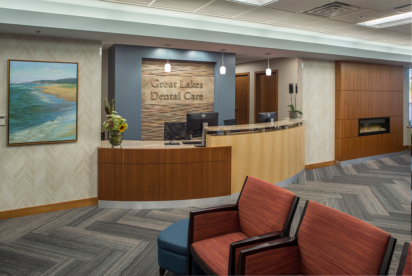 Great Lakes Dental Office — Jennifer Butler Design