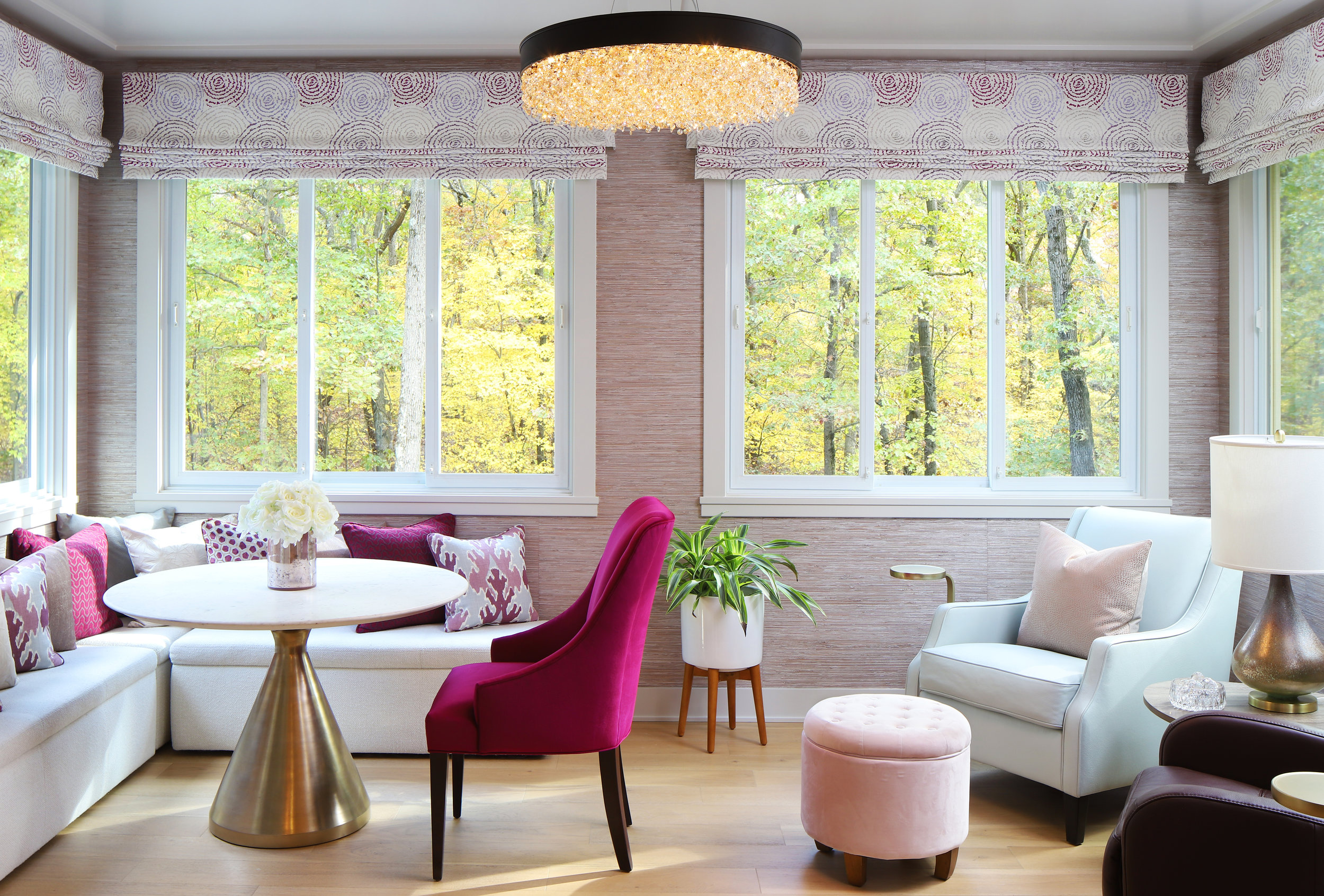 Glorious Magenta Sunroom