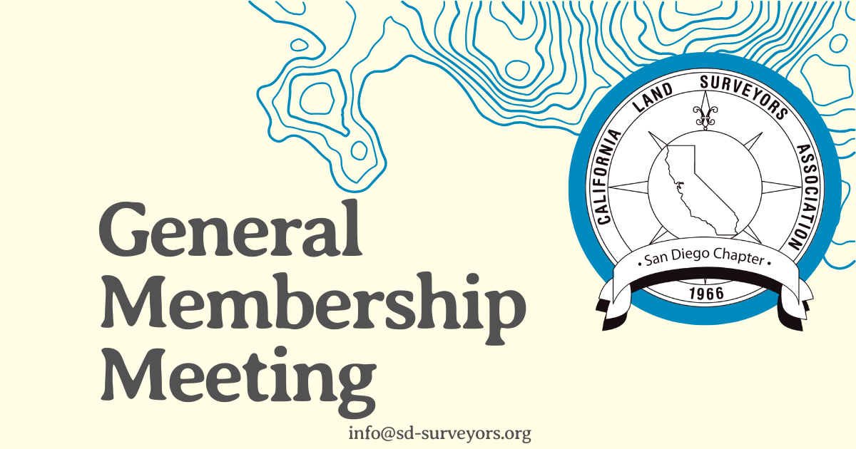 General Membership Meeting May 2026
