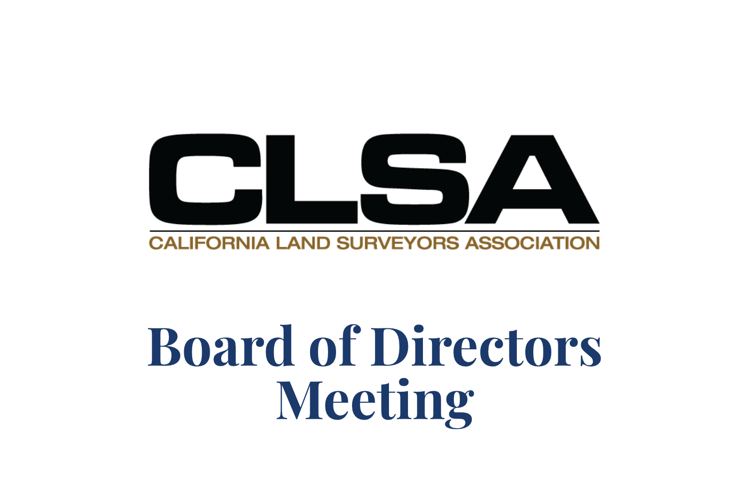 CLSA Board of Directors Meeting