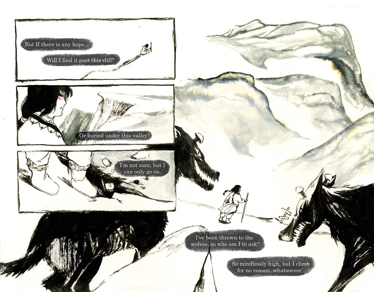 A spread from "Contiune"