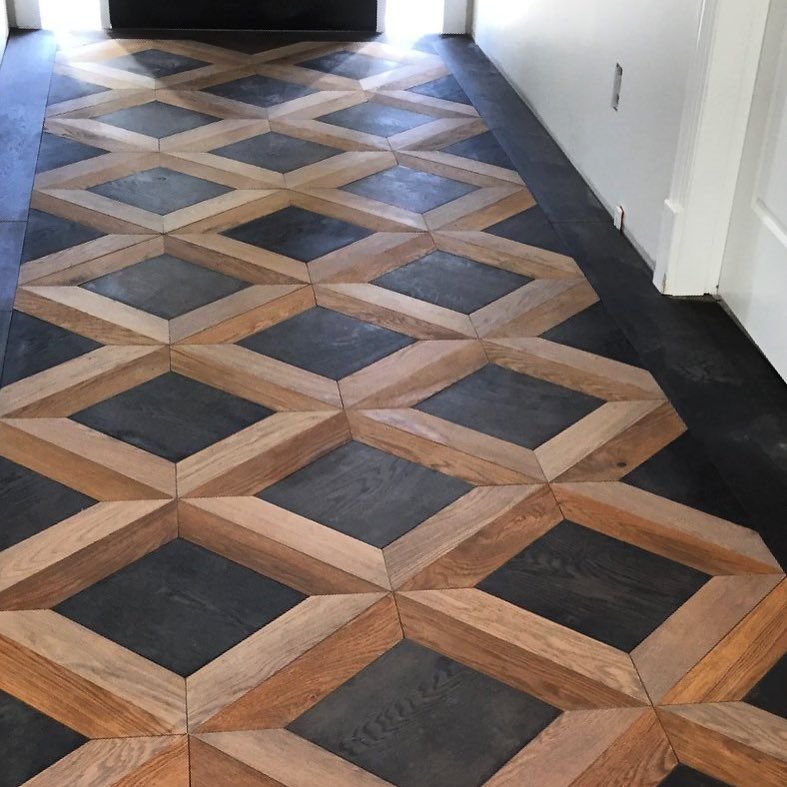 Patterned Wood Floors by Antique Floors