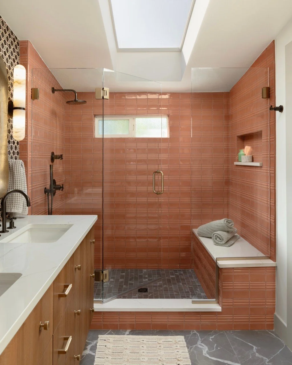 Who says pink can&rsquo;t be powerful? This bathroom&rsquo;s giving bold, bubbly, and beautifully grown-up. 🩷

.
.
.
photography: @kyliefitts

#atelier #interiordesign #bathroomdesign #primarybathroom #bathroom #designinspo #colorlover #timelessdesi